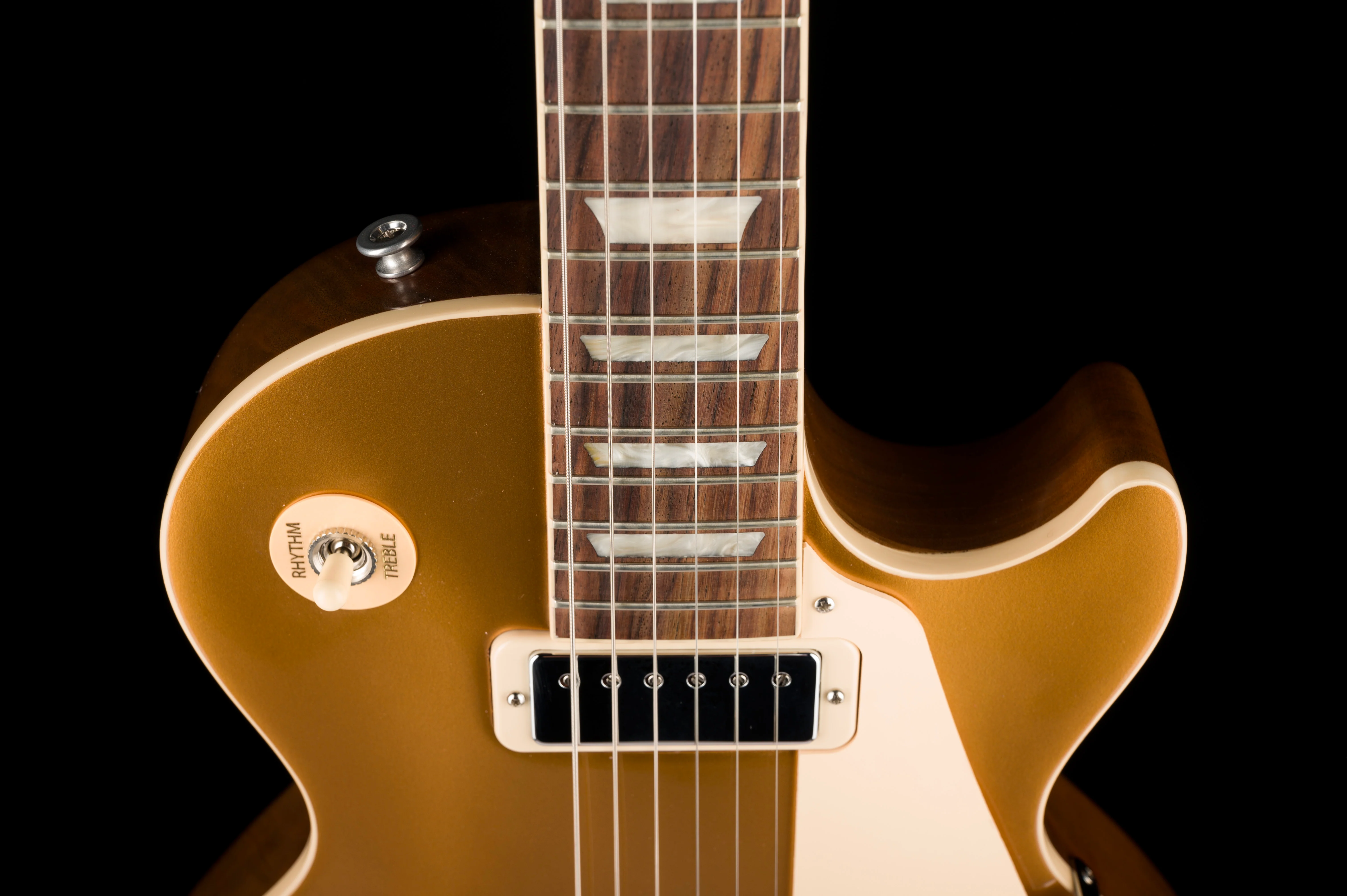 Gibson Les Paul 70s Deluxe Gold Top Electric Guitar - Image 3