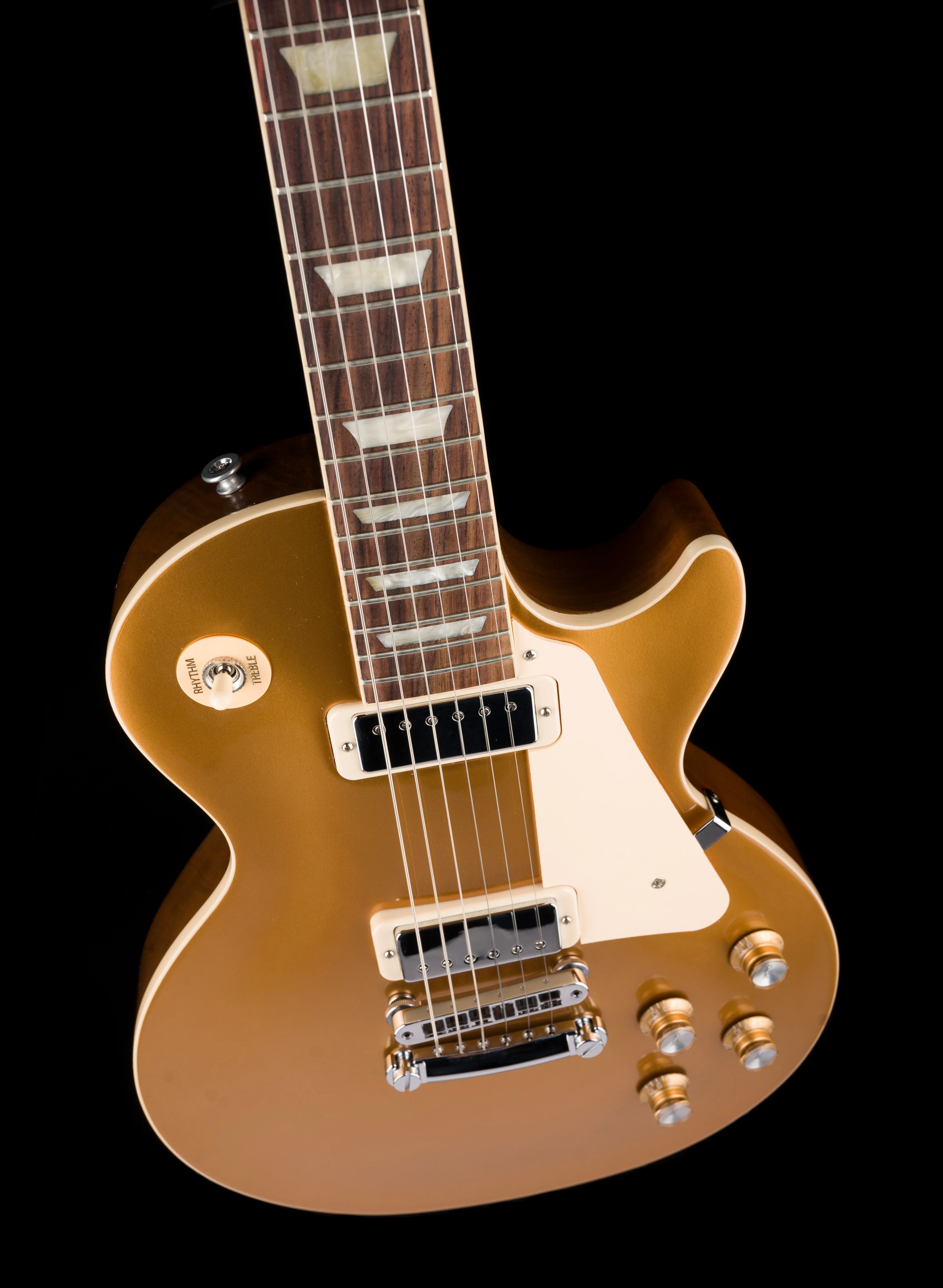 Gibson Les Paul 70s Deluxe Gold Top Electric Guitar - Image 4
