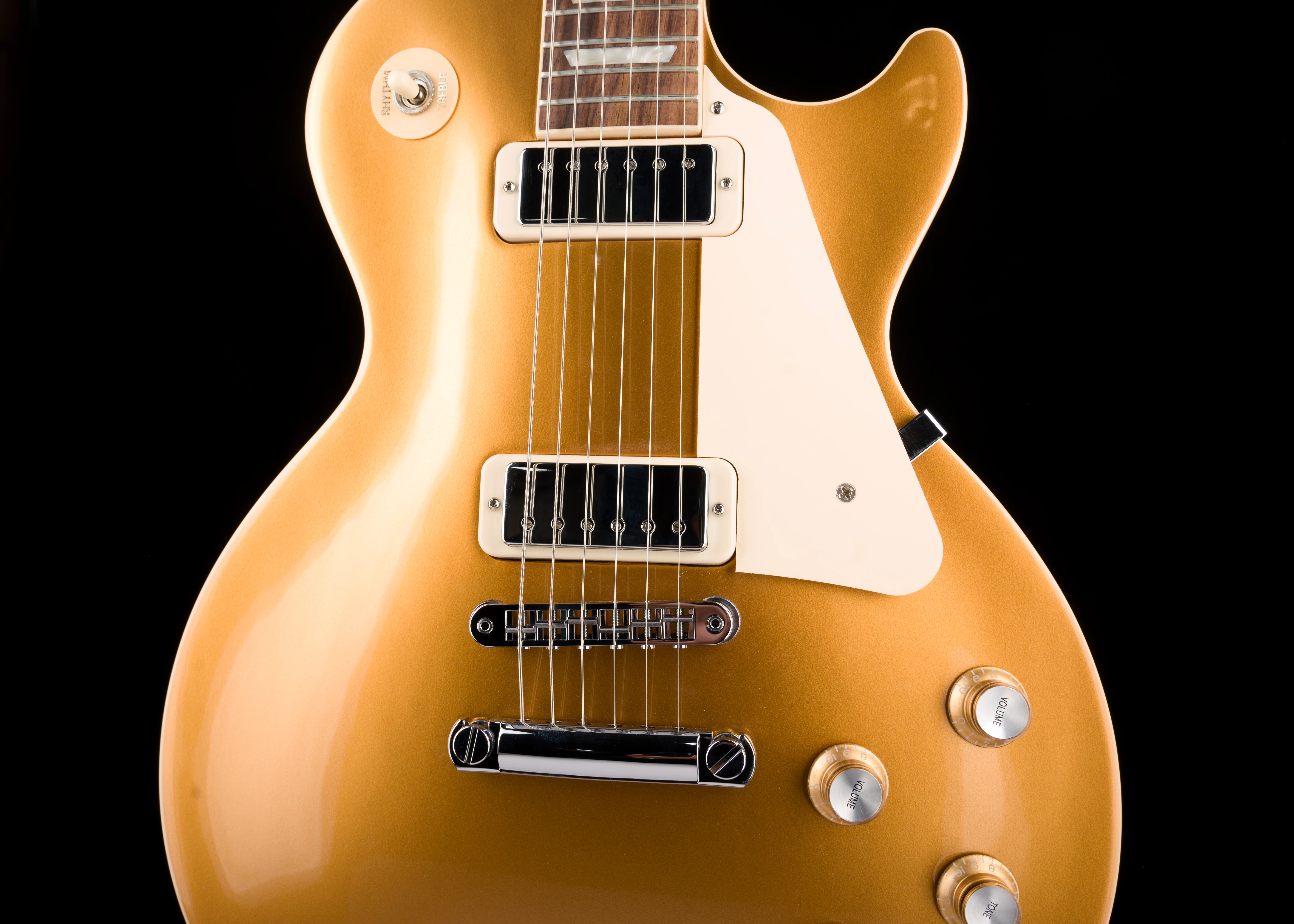 Gibson Les Paul 70s Deluxe Gold Top Electric Guitar - Image 6
