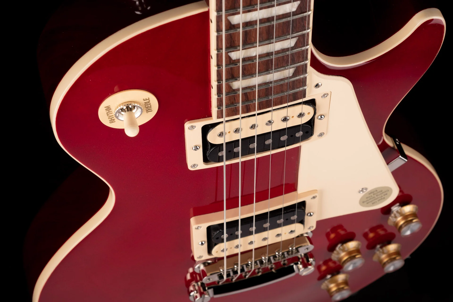 Gibson Les Paul Classic Translucent Cherry Electric Guitar - Image 10