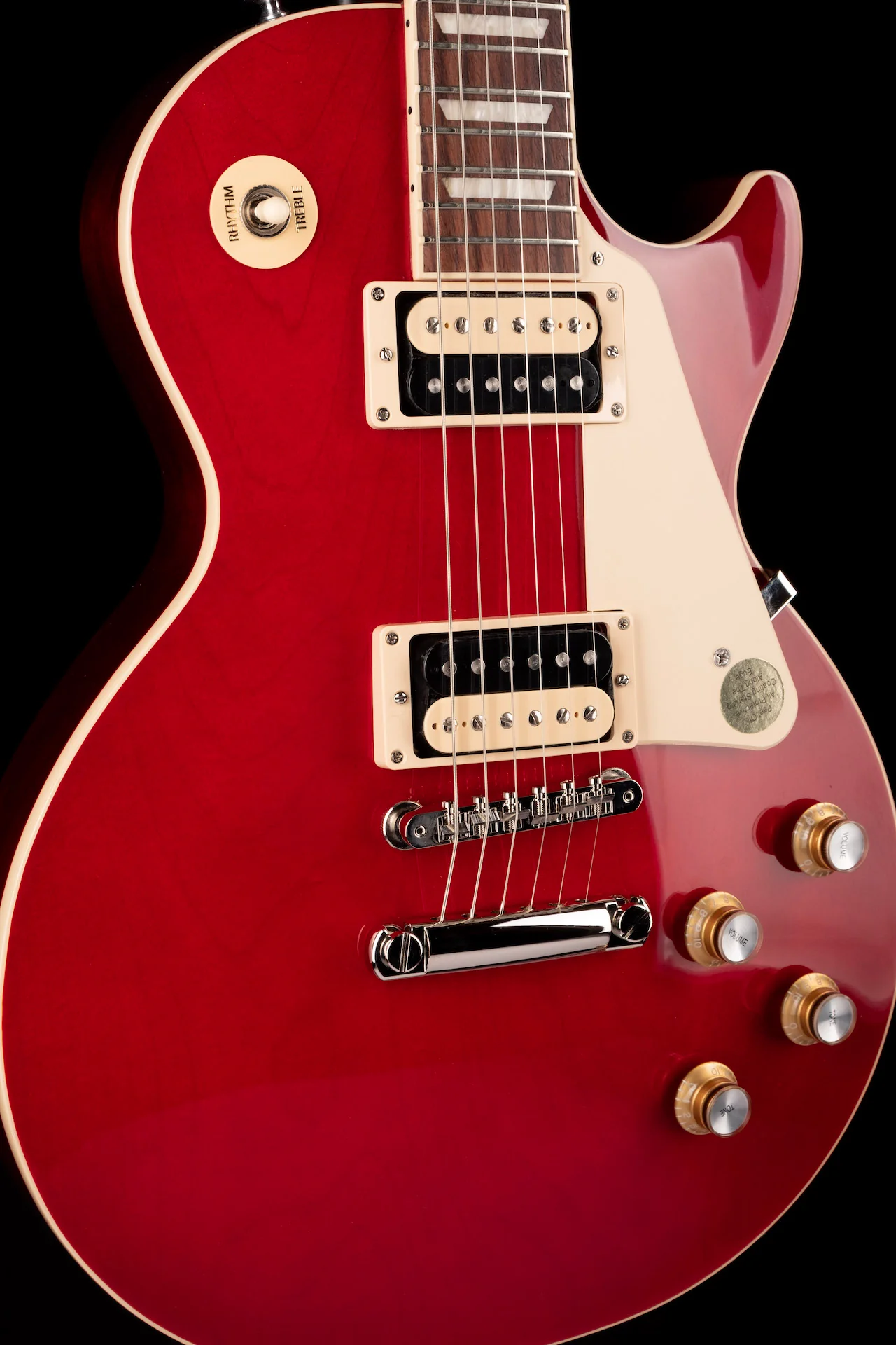 Gibson Les Paul Classic Translucent Cherry Electric Guitar - Image 11