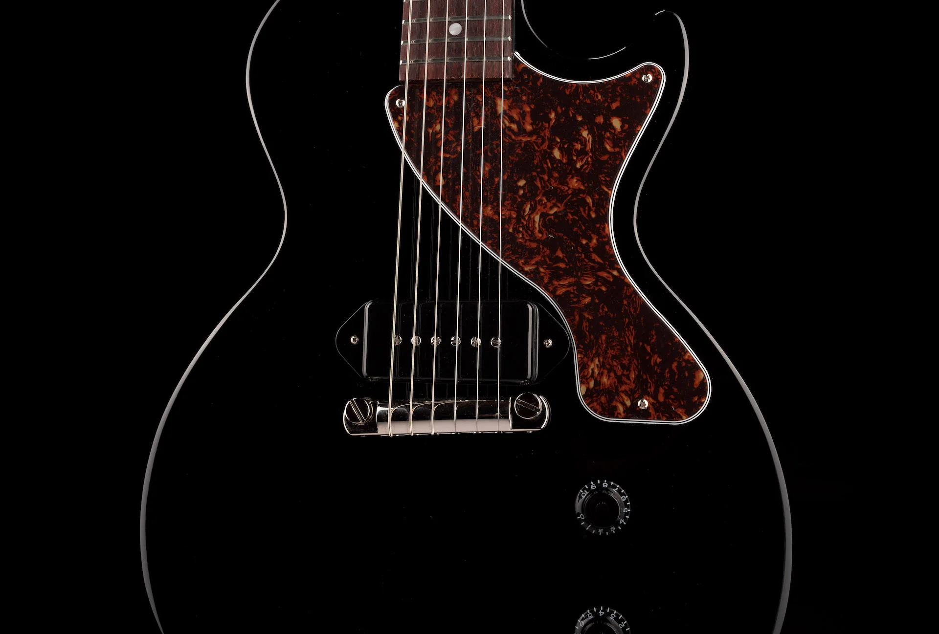 Gibson Les Paul Junior Ebony with Case - Image 6