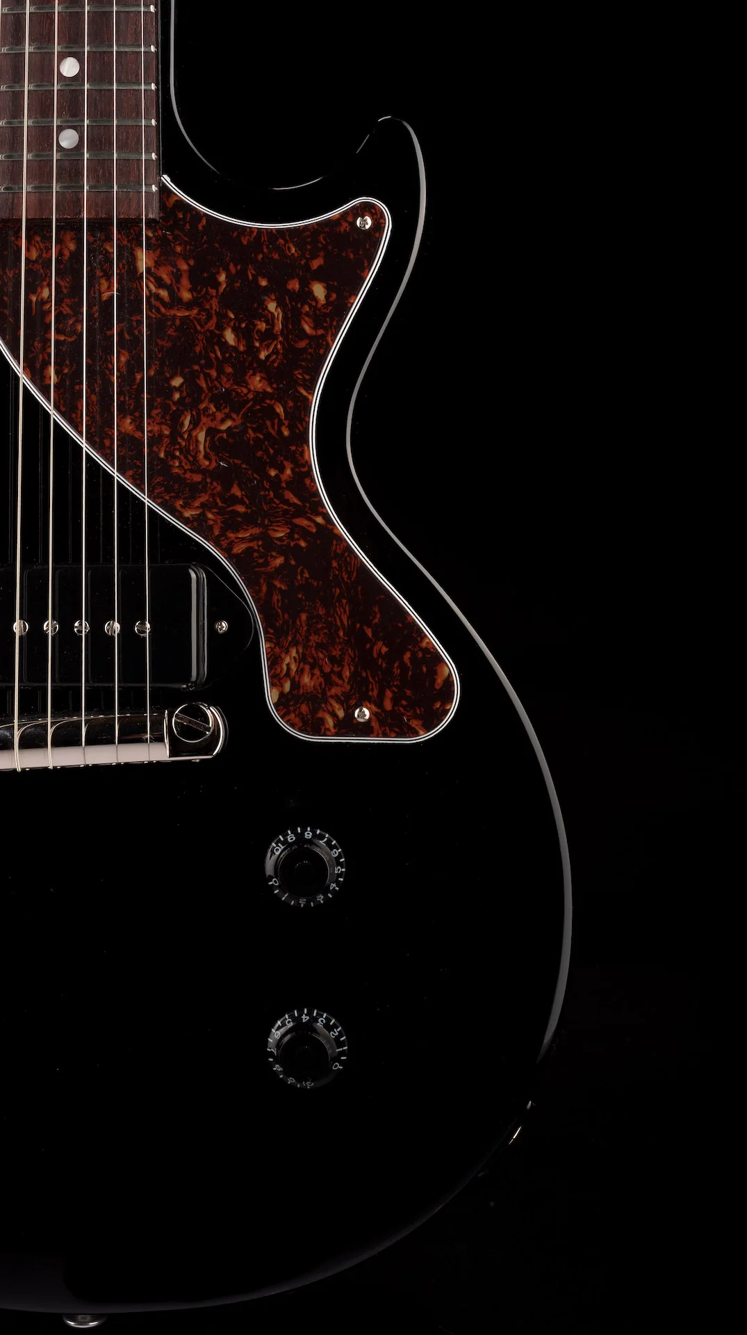 Gibson Les Paul Junior Ebony with Case - Image 9