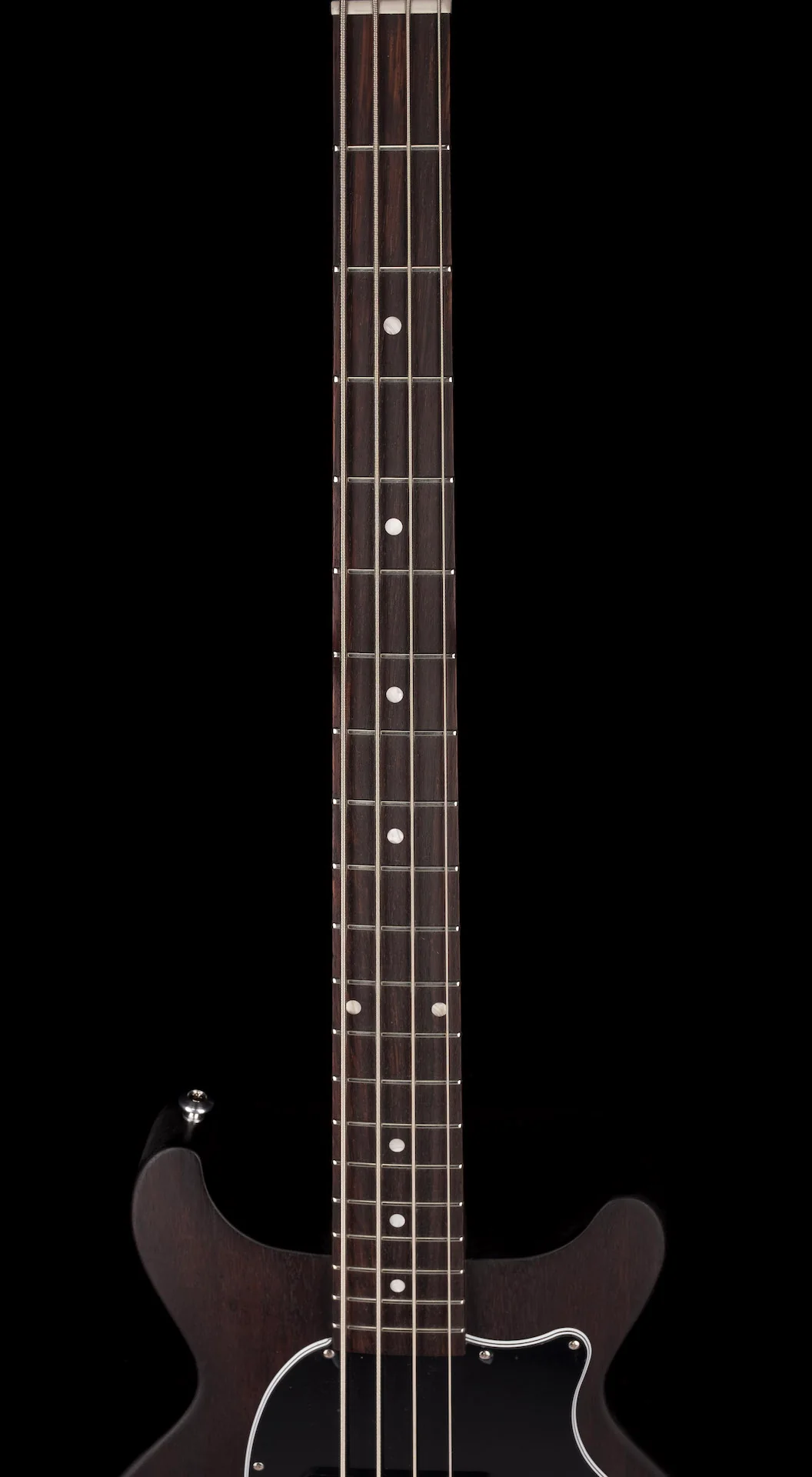 Gibson Les Paul Junior Tribute Worn Ebony DC Bass With Bag - Image 8