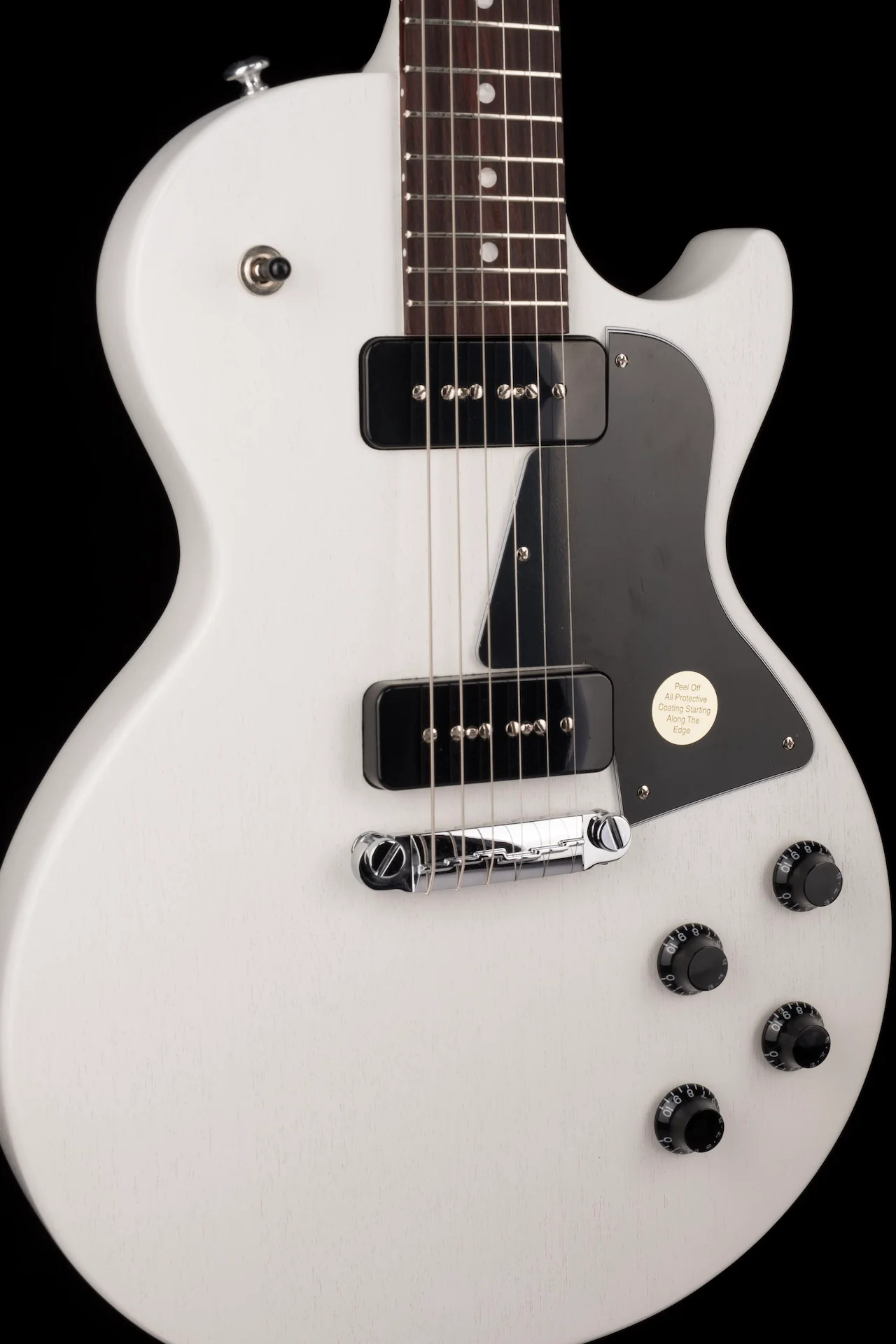 Gibson Les Paul Special Tribute P-90 Worn White Satin Electric Guitar - Image 10