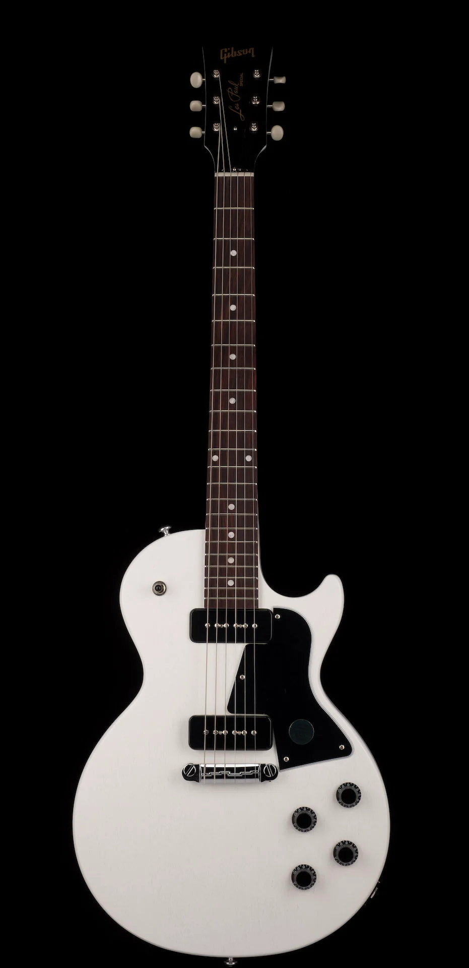Gibson Les Paul Special Tribute P-90 Worn White Satin Electric Guitar - Image 2