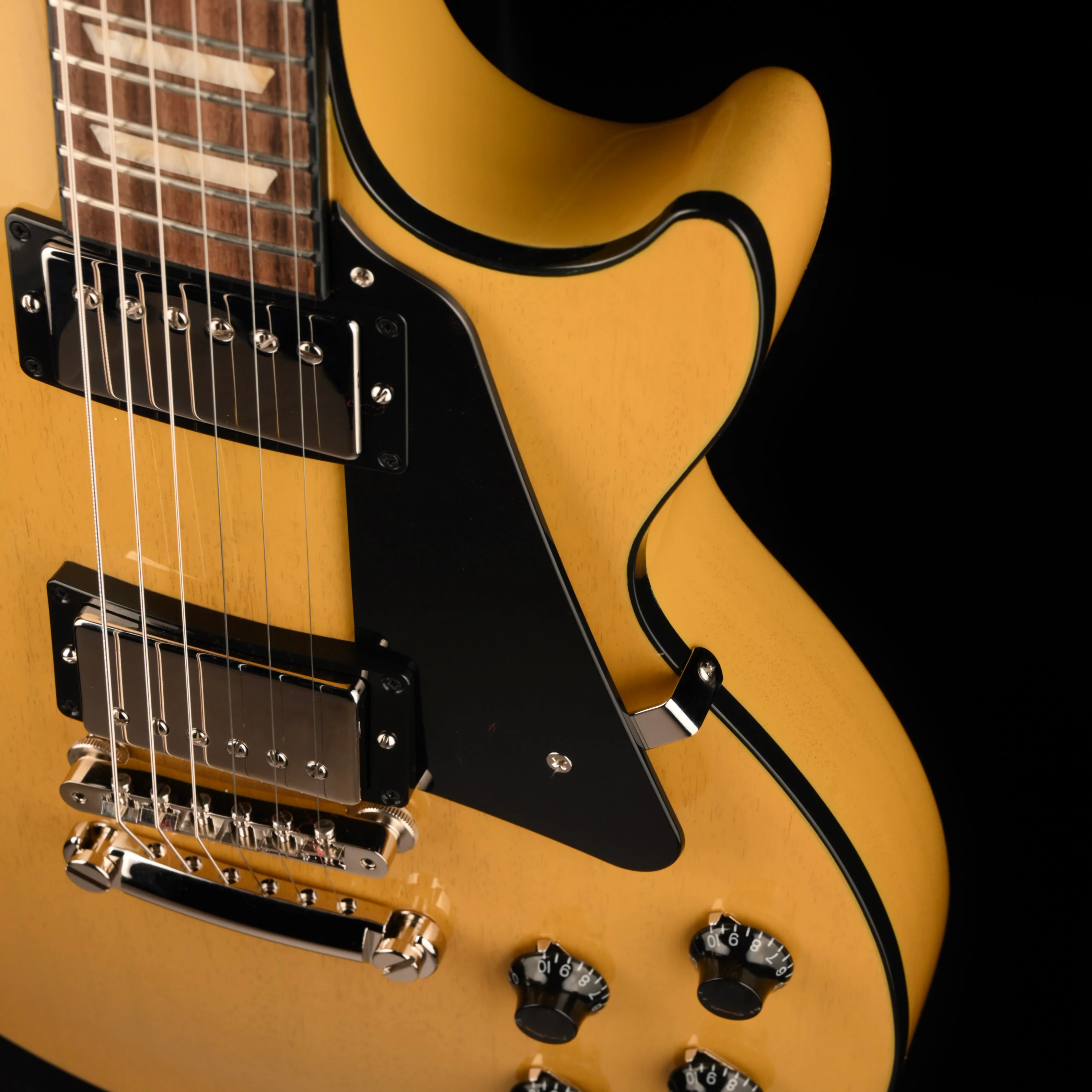 Gibson Les Paul Standard 50s Mahogany Top TV Yellow With Case - Image 6