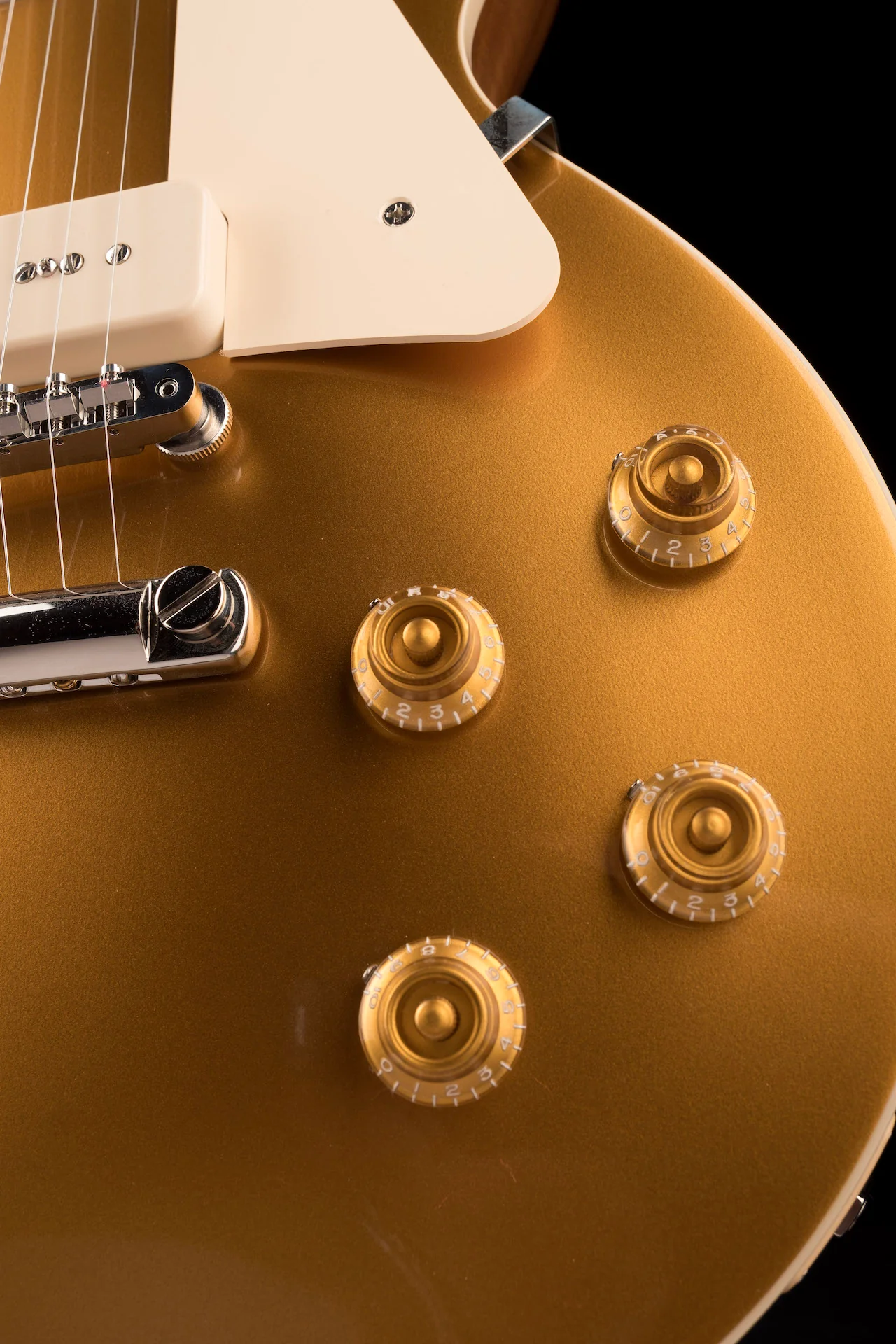 Gibson Les Paul Standard '50s P90 Gold Top With Case - Image 8