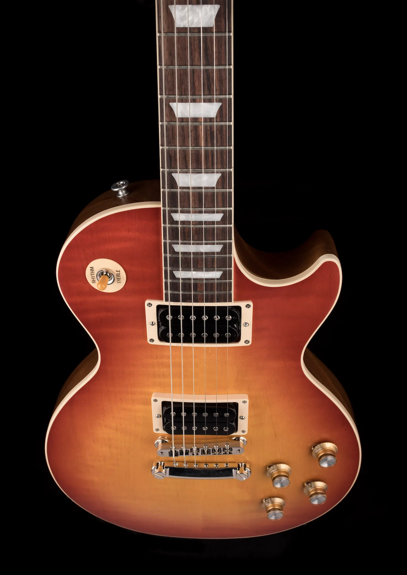 Gibson Les Paul Standard 60's Faded Vintage Cherry Sunburst with Case - Image 4