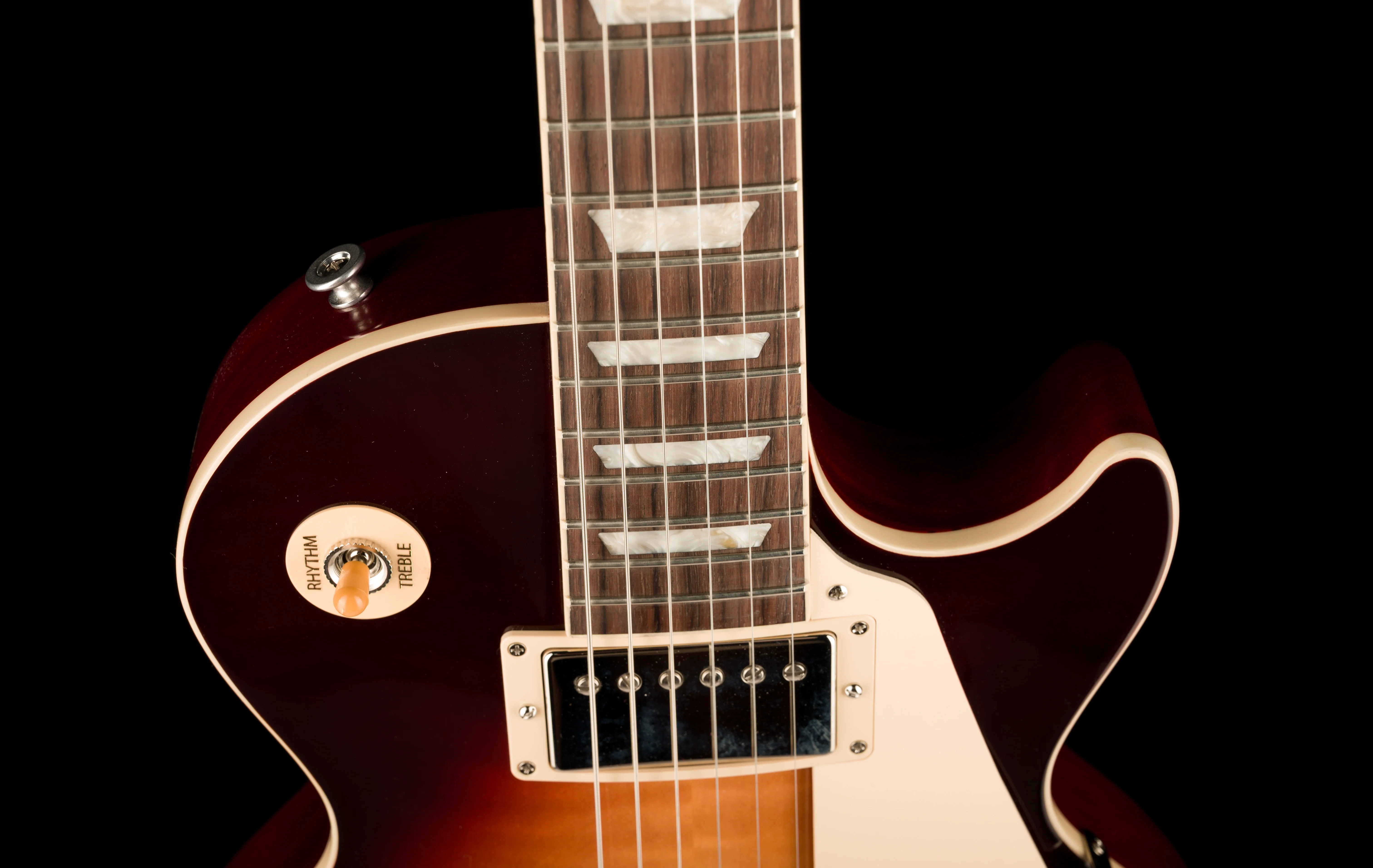 Gibson Les Paul Standard 60s Figured Top Bourbon Burst with Case - Image 3