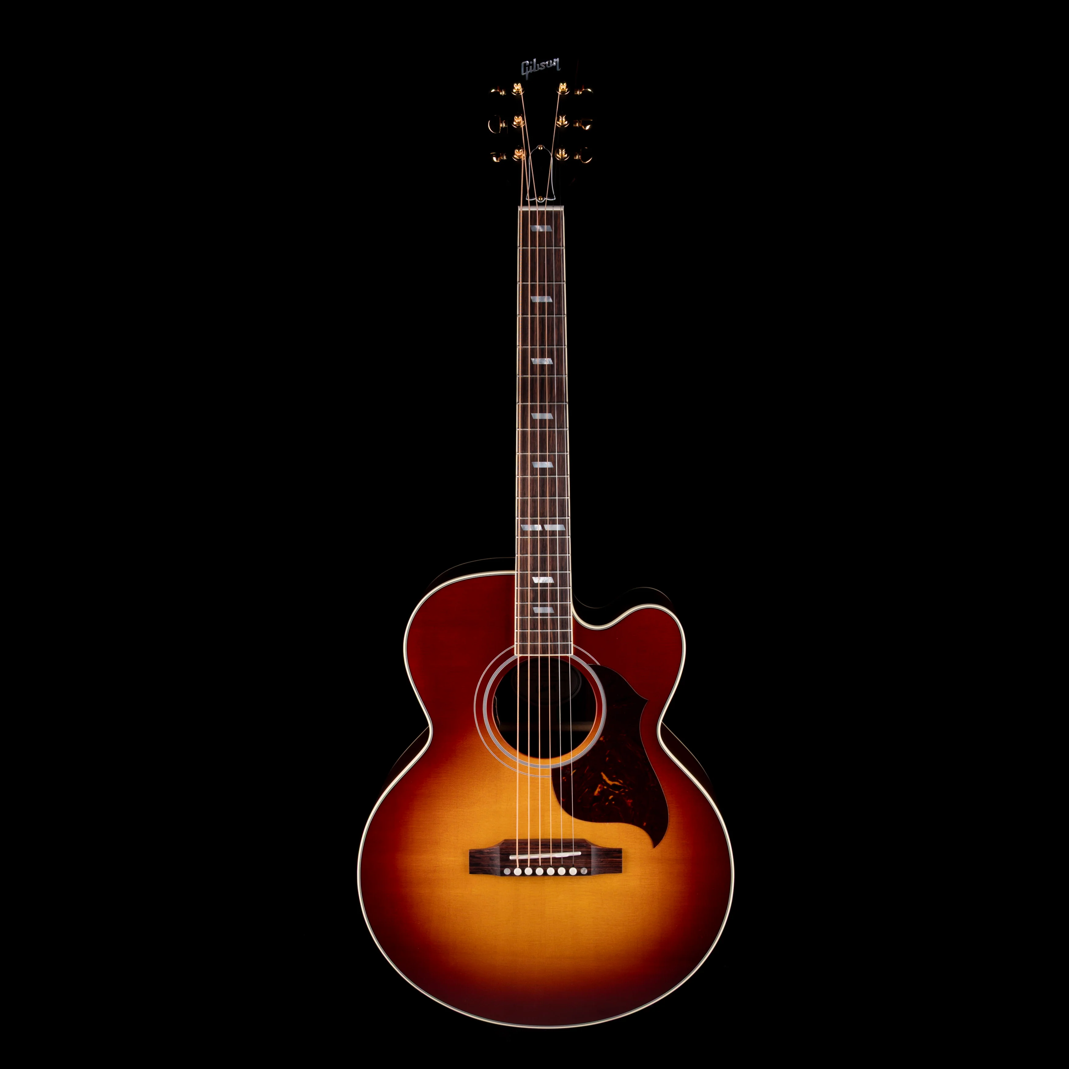 Gibson Parlor Rosewood EC Rosewood Burst with Case - Image 3