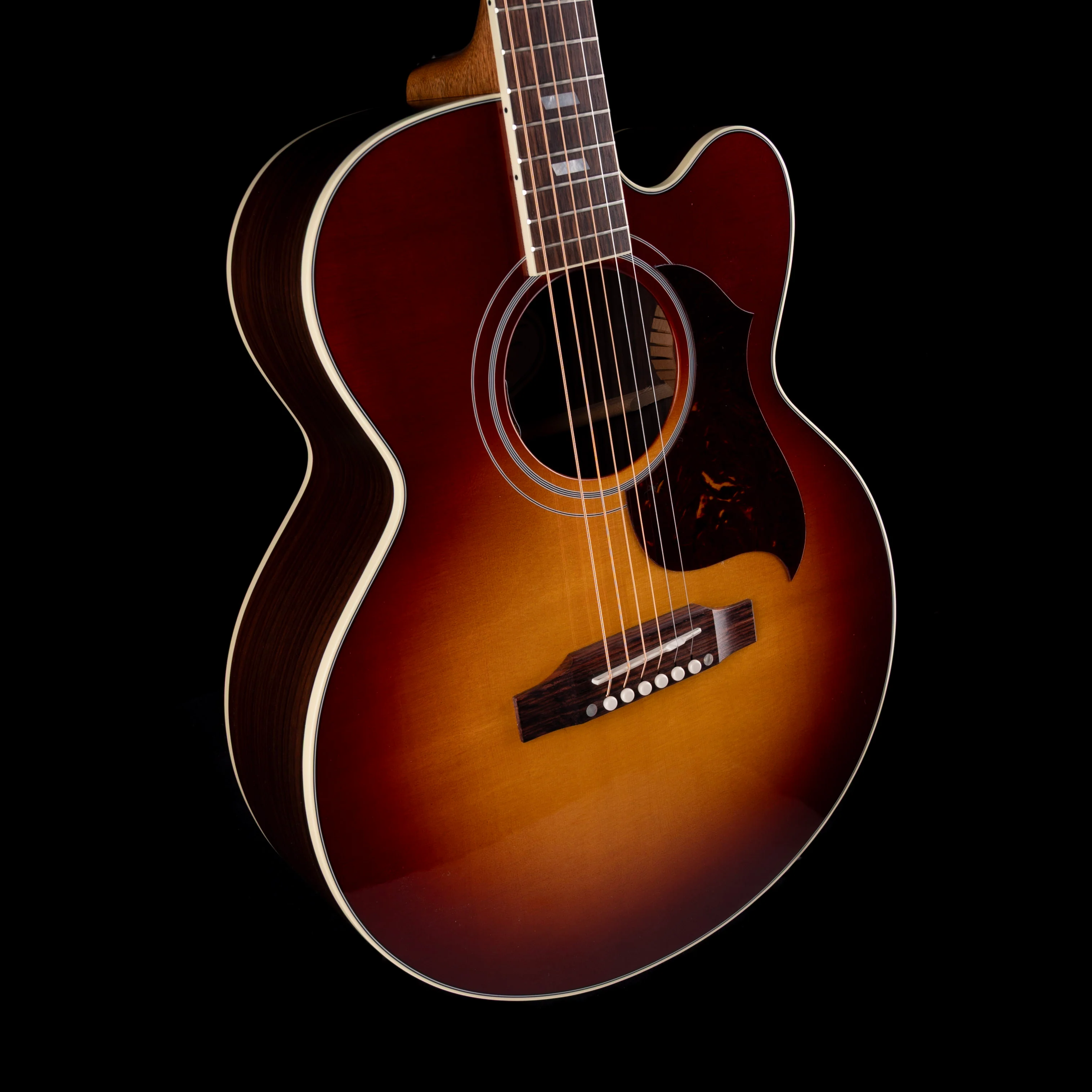 Gibson Parlor Rosewood EC Rosewood Burst with Case - Image 7