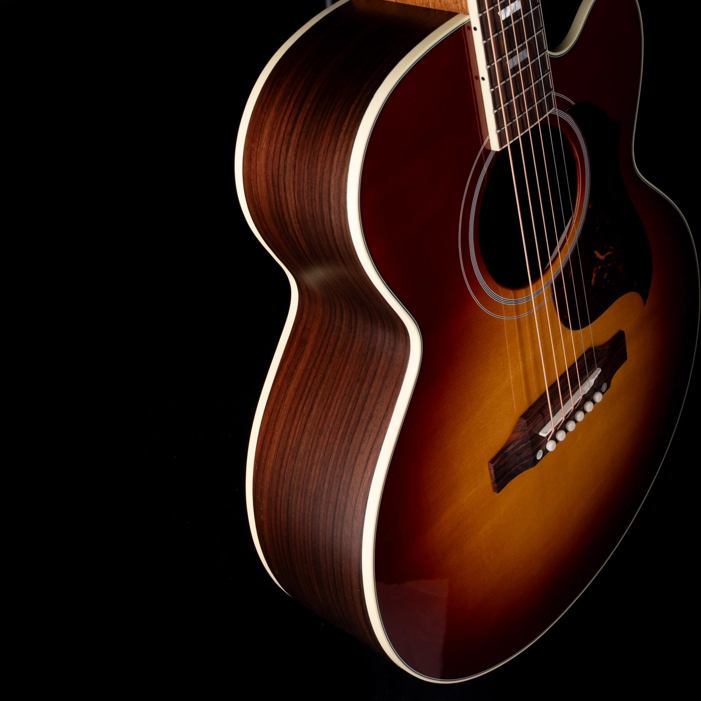Gibson Parlor Rosewood EC Rosewood Burst with Case - Image 8
