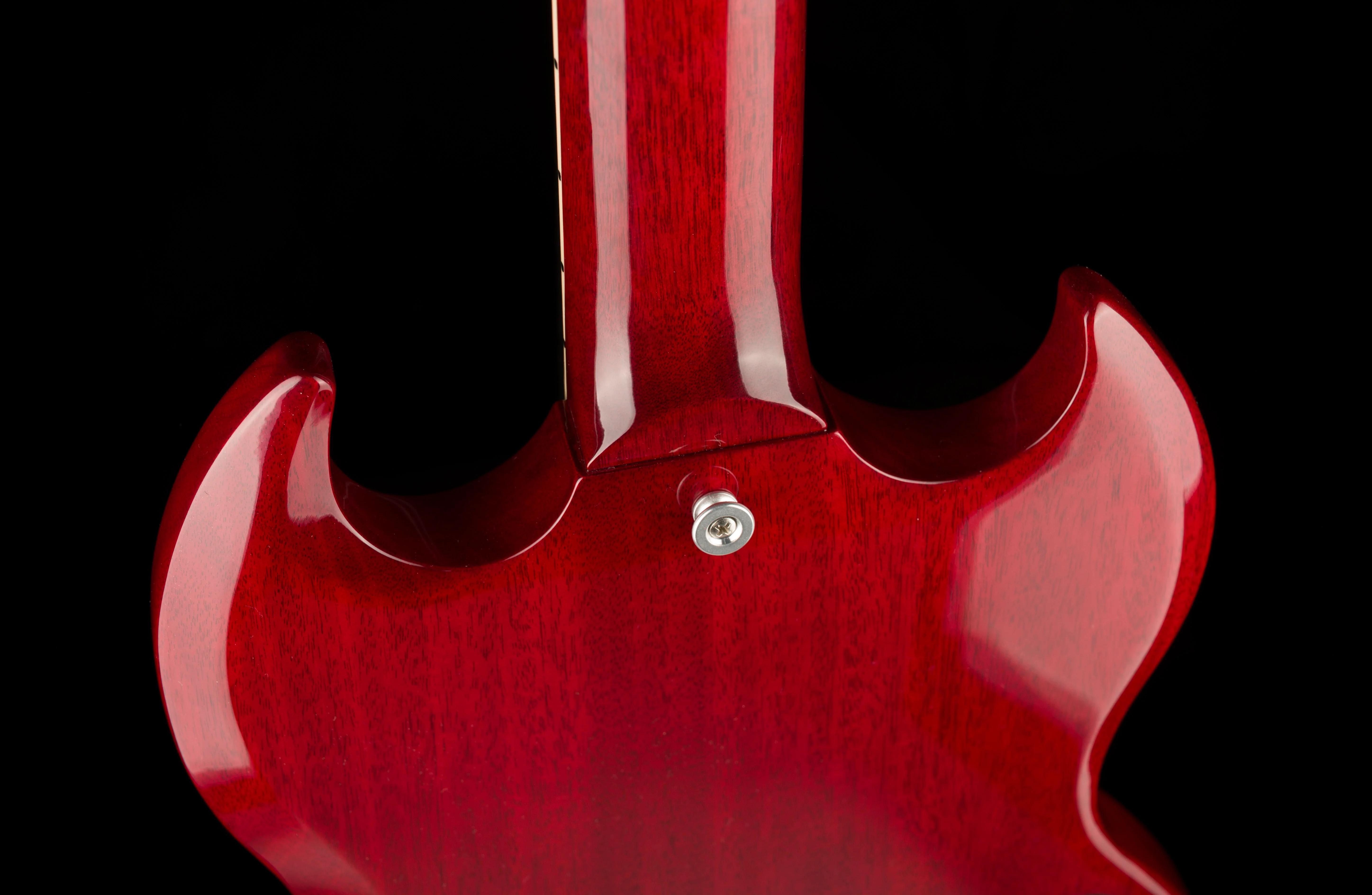 Gibson SG Standard '61 Stop Bar Left-handed Vintage Cherry with Case - Image 13