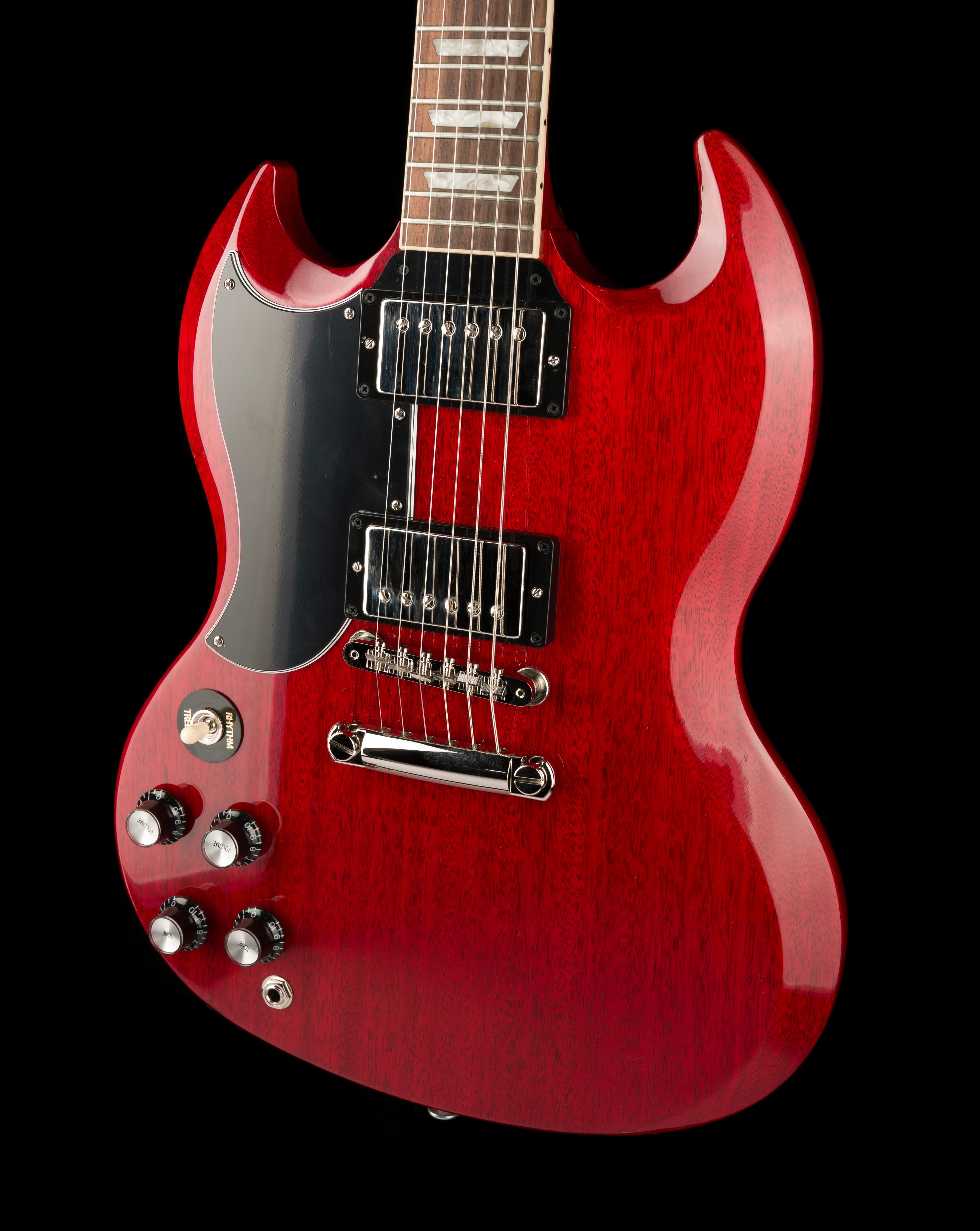 Gibson SG Standard '61 Stop Bar Left-handed Vintage Cherry with Case - Image 9