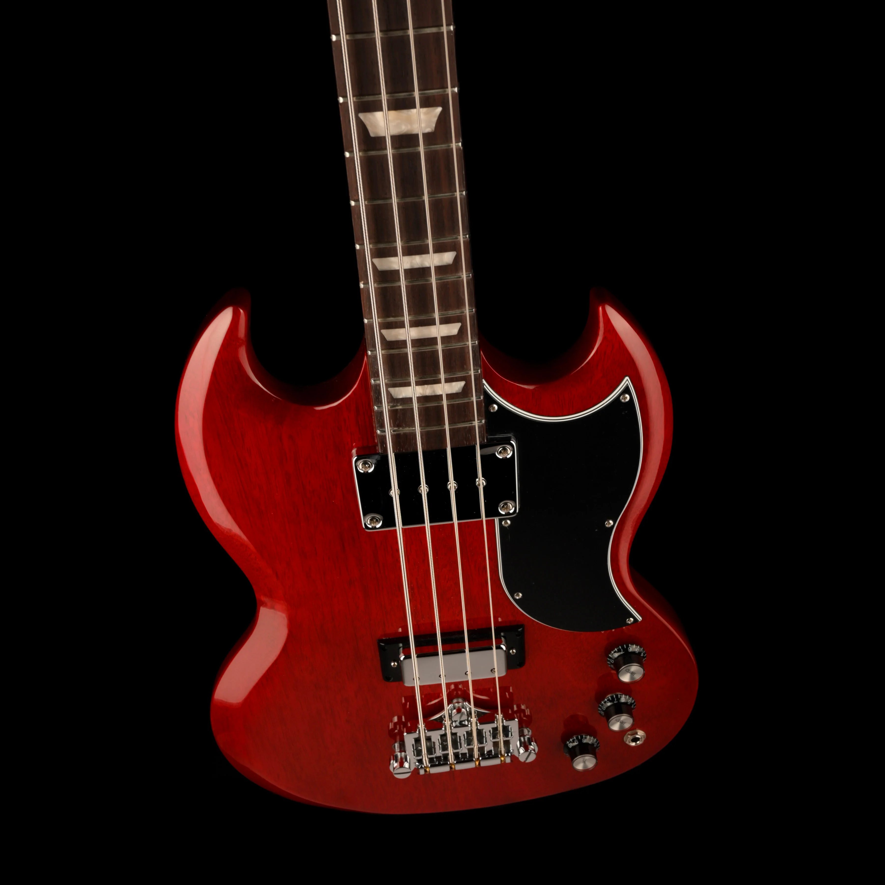 Gibson SG Standard Bass Heritage Cherry with Case - Image 3