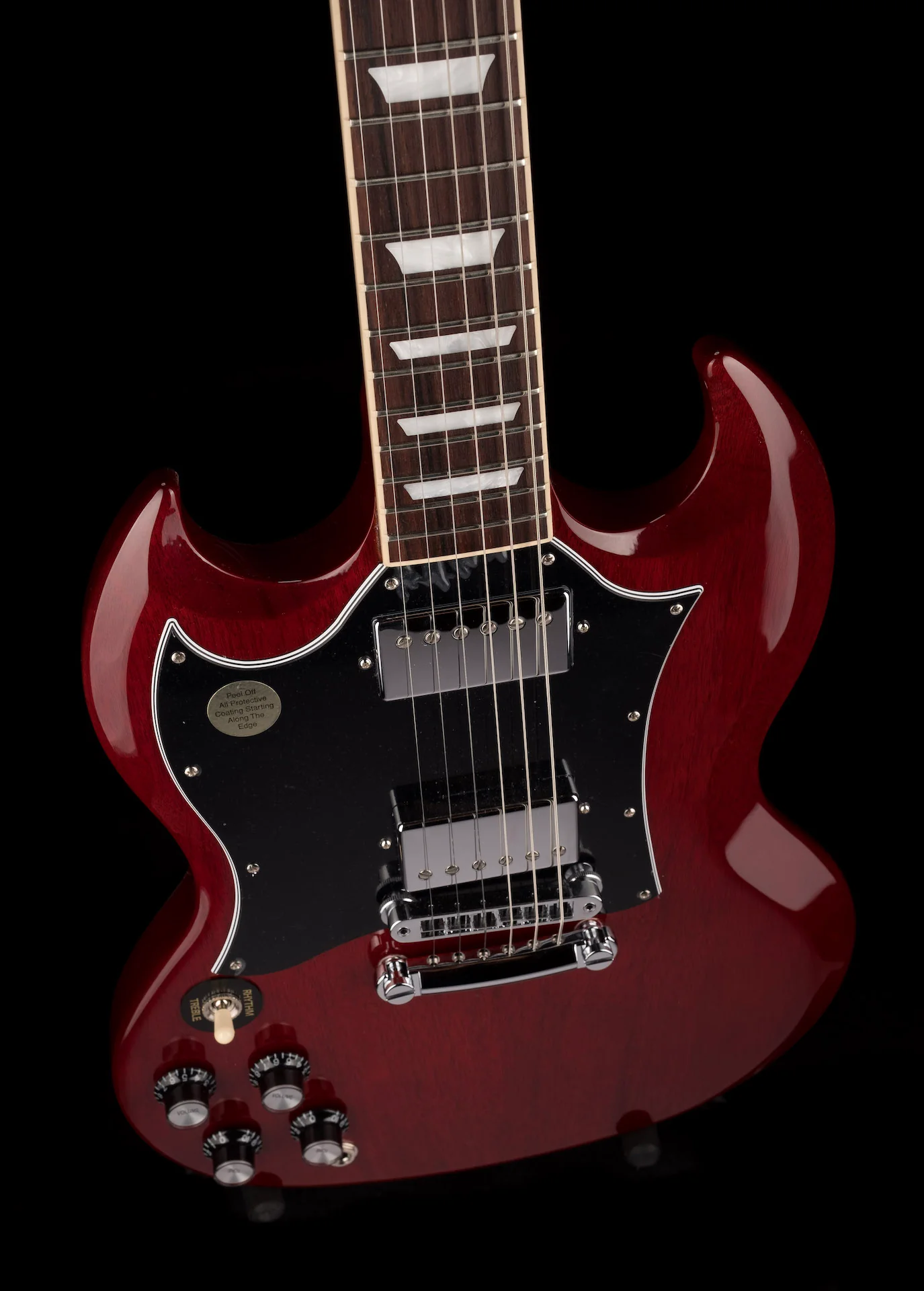 Gibson SG Standard Left-Handed Heritage Cherry Electric Guitar - Image 4