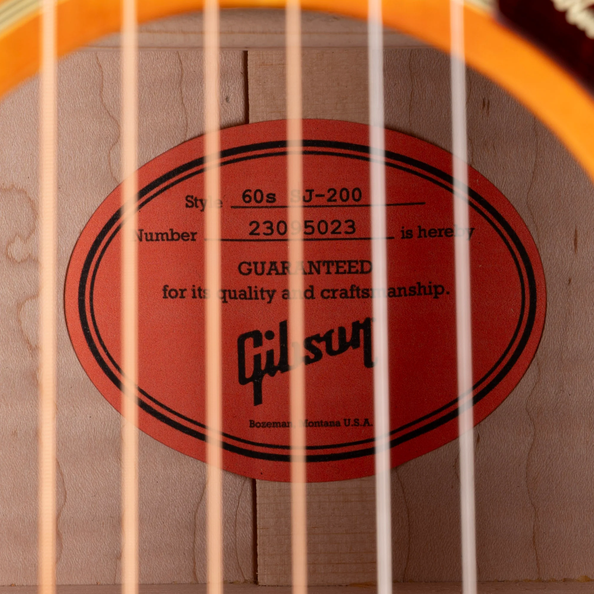 Gibson SJ-200 60s Original Heritage Cherry Sunburst with Case - Image 9