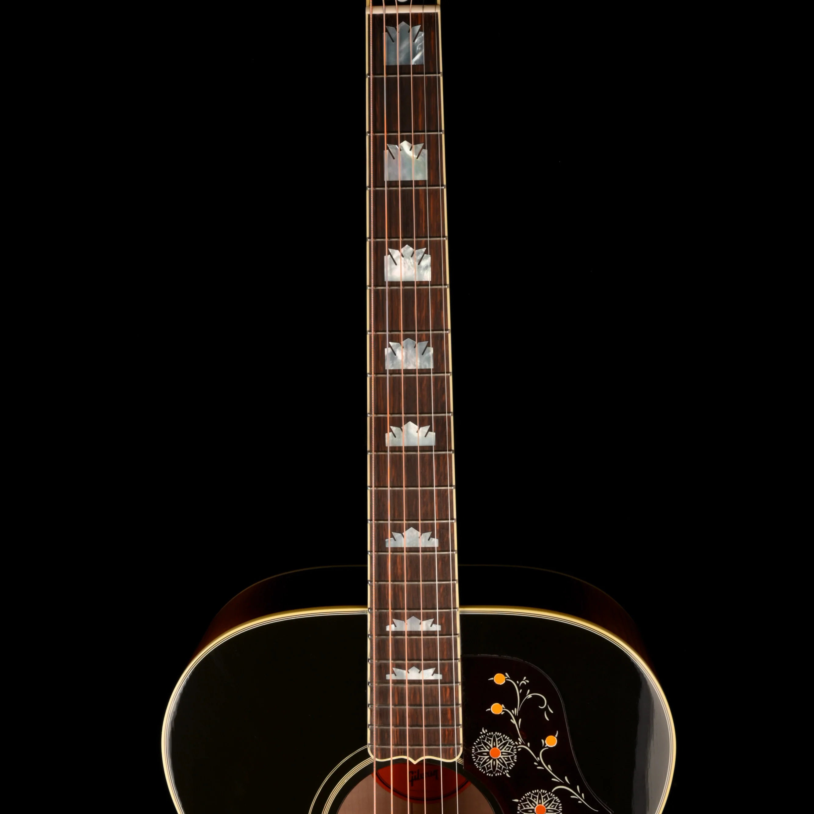 Gibson SJ-200 Original Vintage Sunburst Acoustic Electric Guitar - Image 9