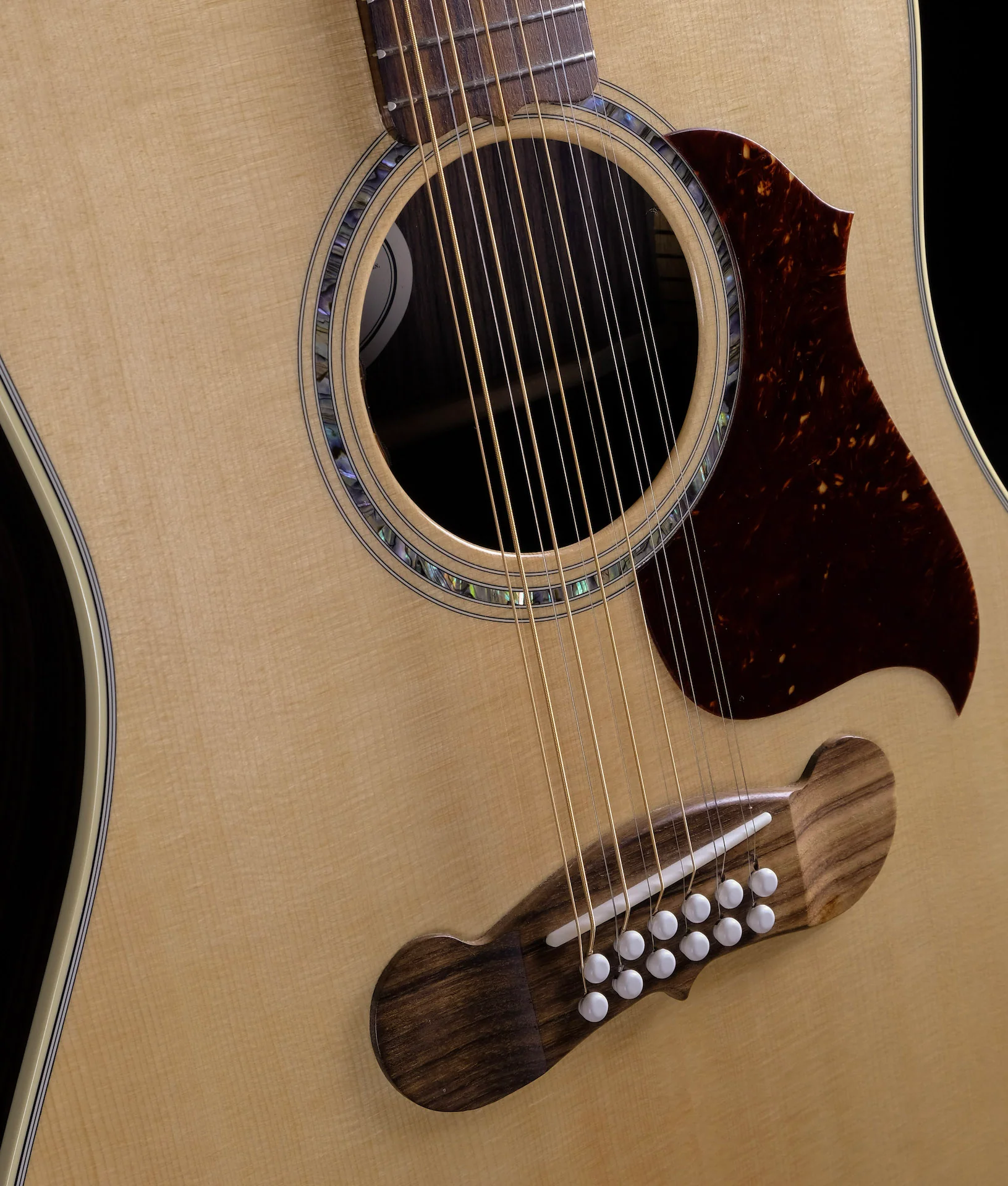 Gibson Songwriter 12-String Antique Natural Acoustic Guitar With Case - Image 3