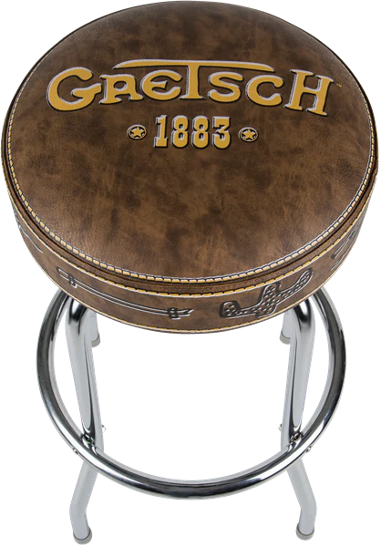 Gretsch 30" Barstool "Since 1883" Brown - Image 2