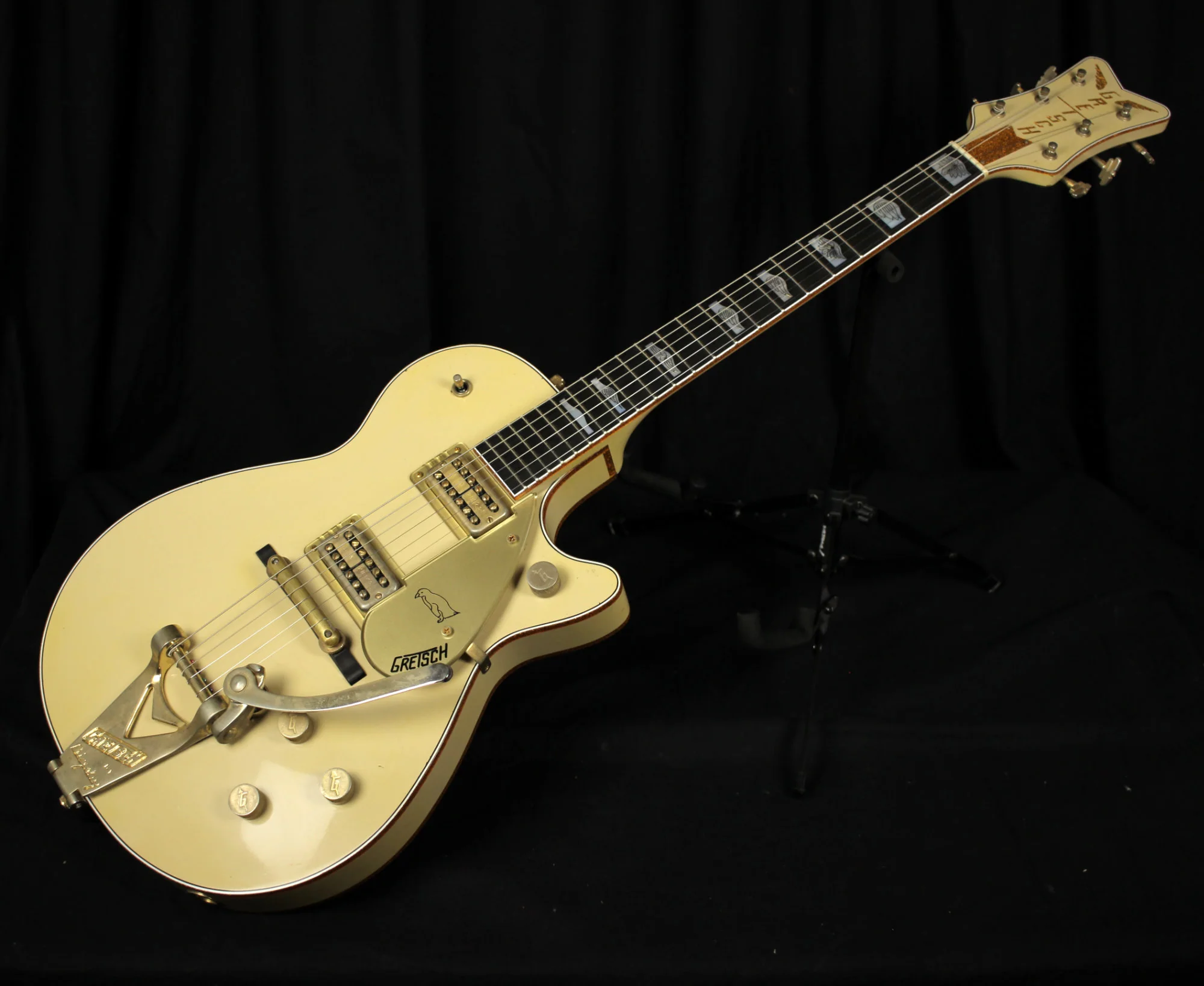 Gretsch Custom Shop G6134CS '55 Penguin Relic - Desert Sand With Case - Image 8