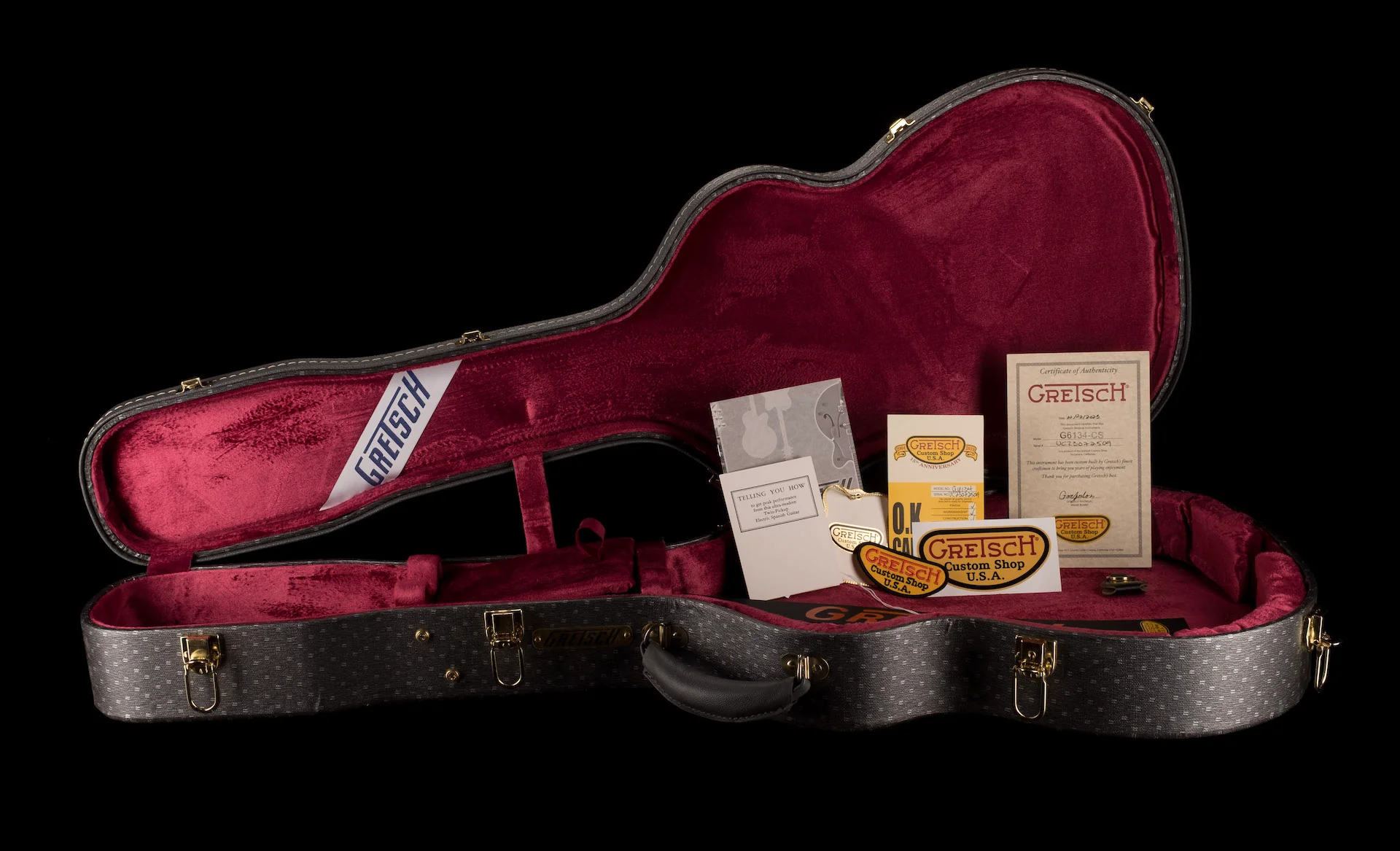Gretsch Custom Shop Masterbuilt G6134CS 1955 Orange Penguin NOS - Image 20