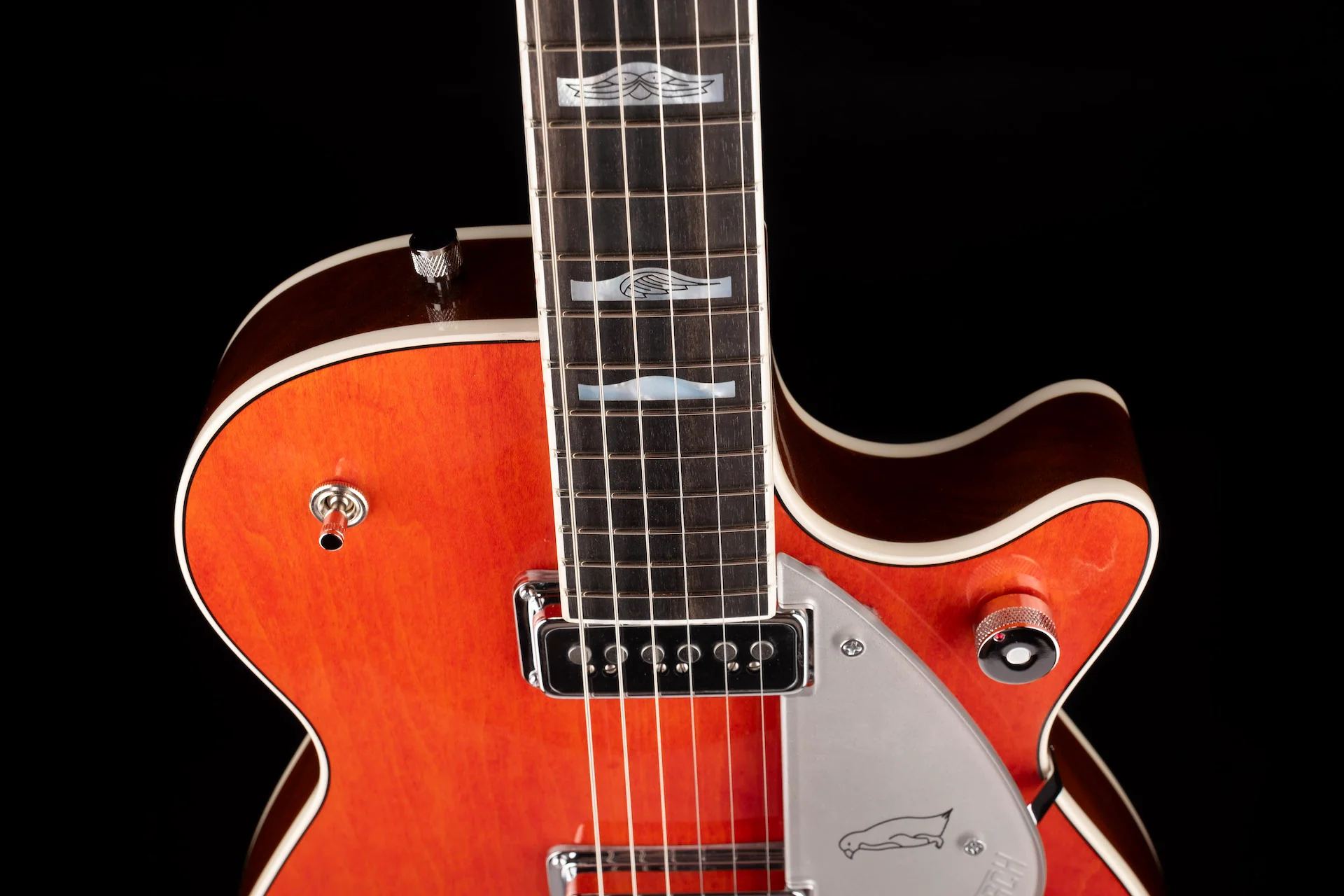 Gretsch Custom Shop Masterbuilt G6134CS 1955 Orange Penguin NOS - Image 3