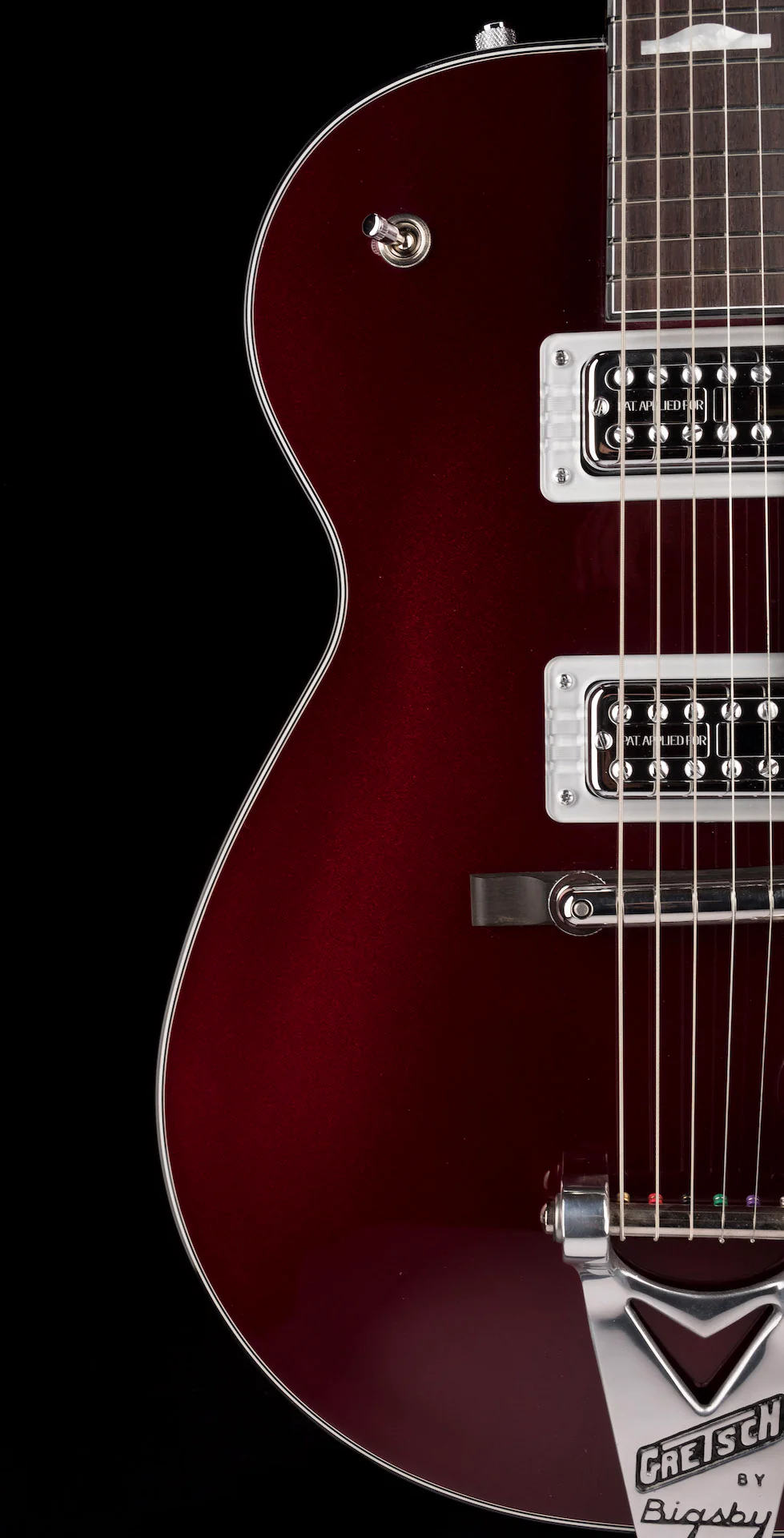 Gretsch Custom Shop Masterbuilt G6128-CS 1957 Duo Jet NOS Oxblood With Case - Image 10