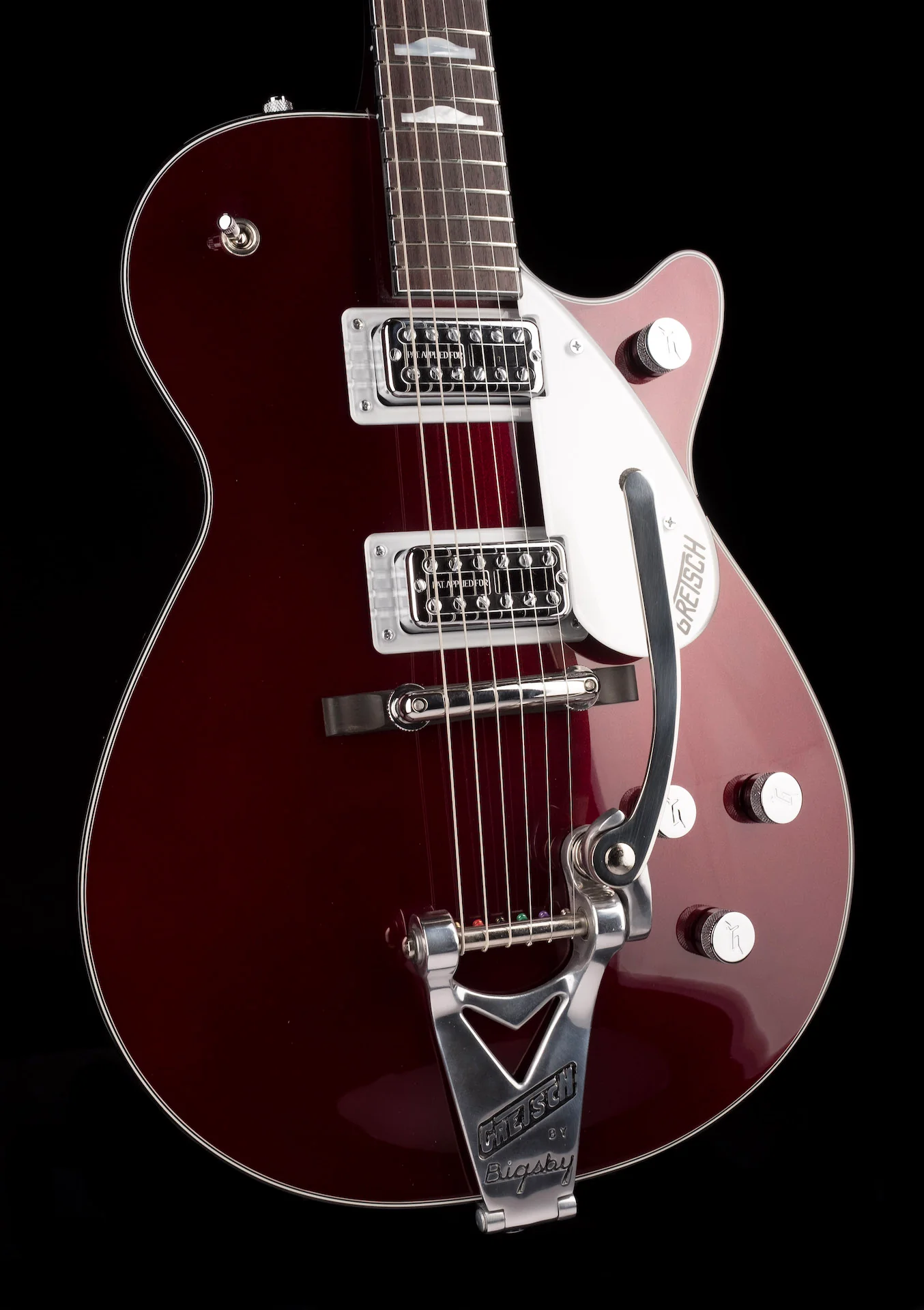 Gretsch Custom Shop Masterbuilt G6128-CS 1957 Duo Jet NOS Oxblood With Case - Image 11