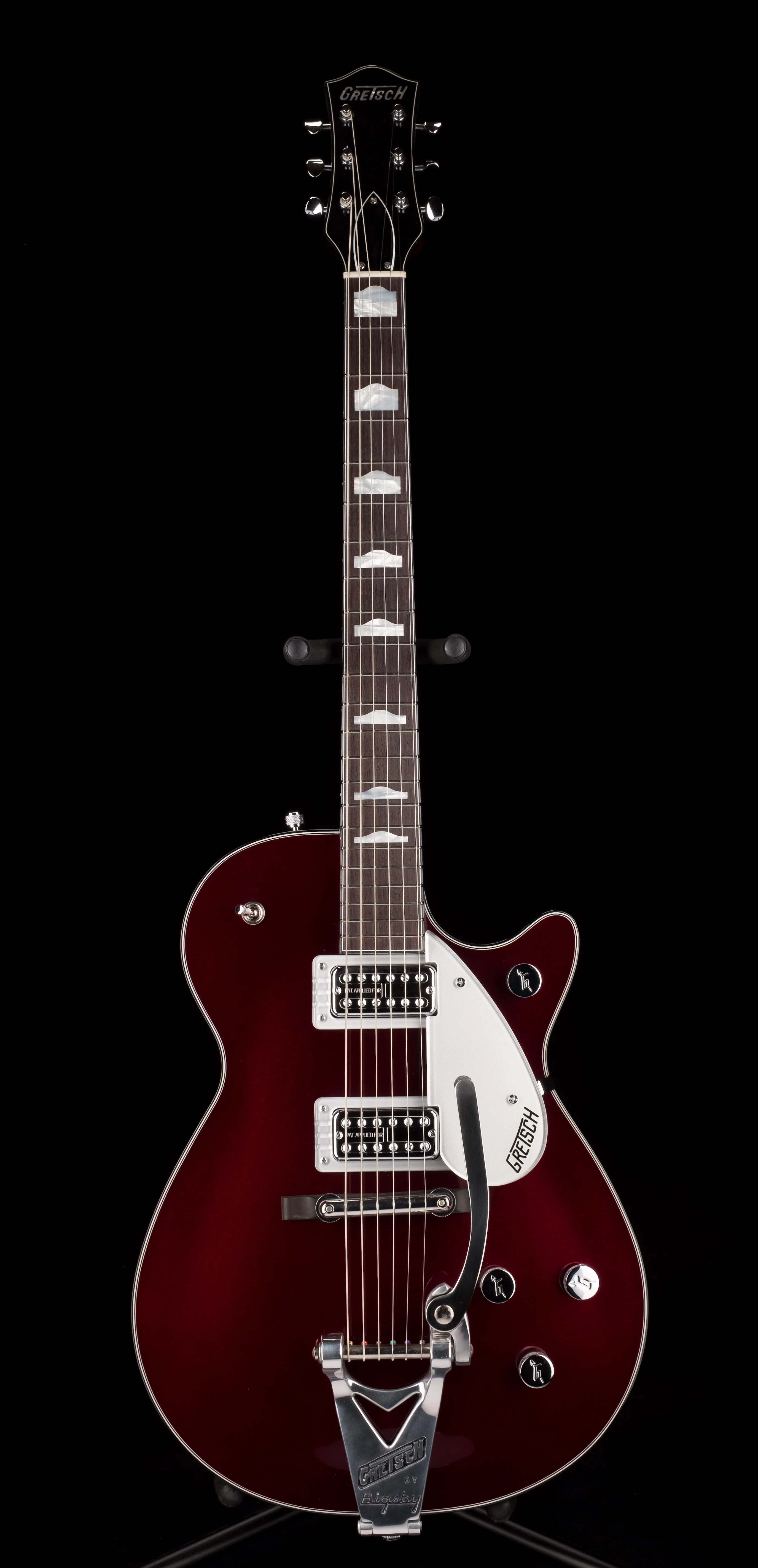 Gretsch Custom Shop Masterbuilt G6128-CS 1957 Duo Jet NOS Oxblood With Case - Image 2