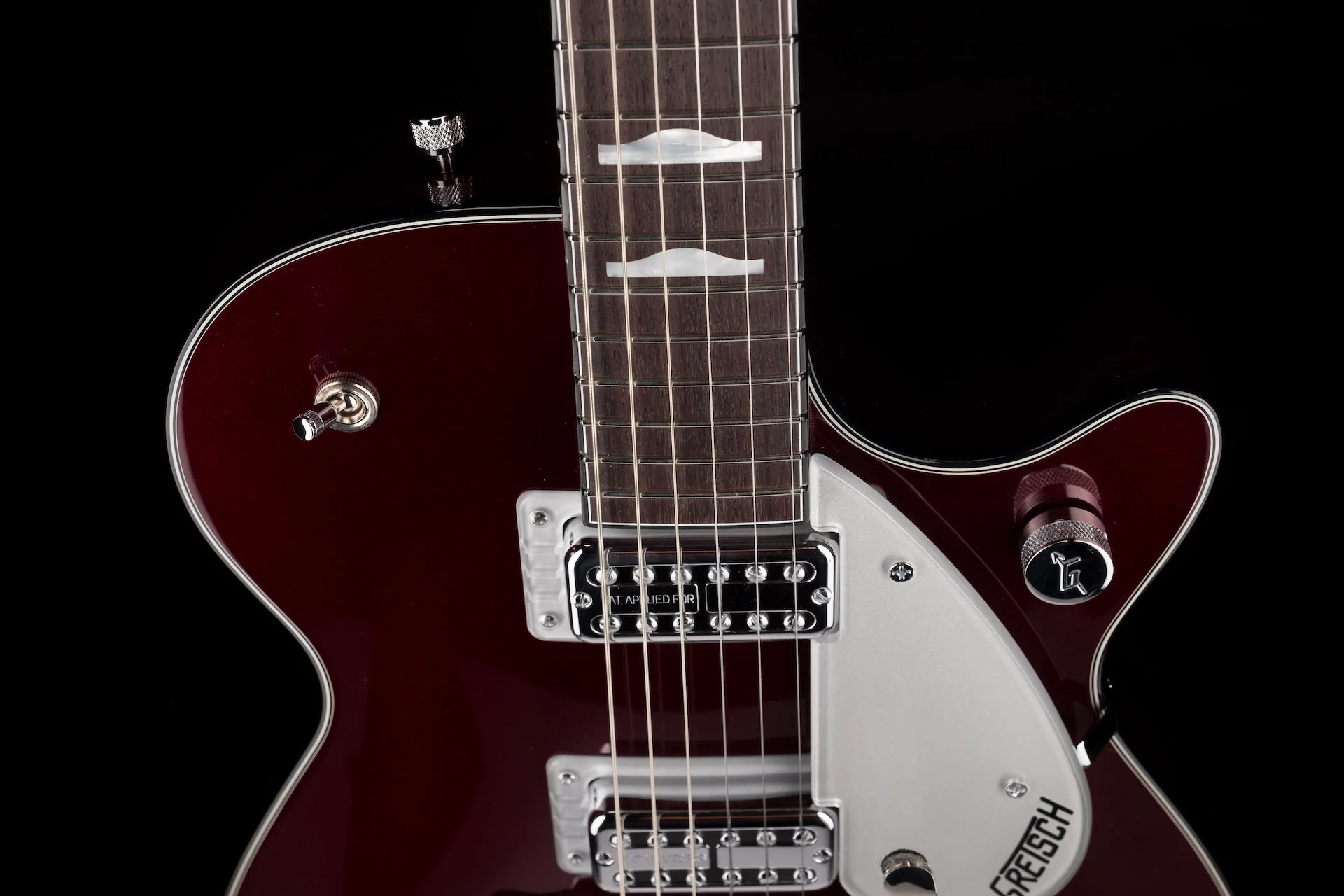 Gretsch Custom Shop Masterbuilt G6128-CS 1957 Duo Jet NOS Oxblood With Case - Image 3