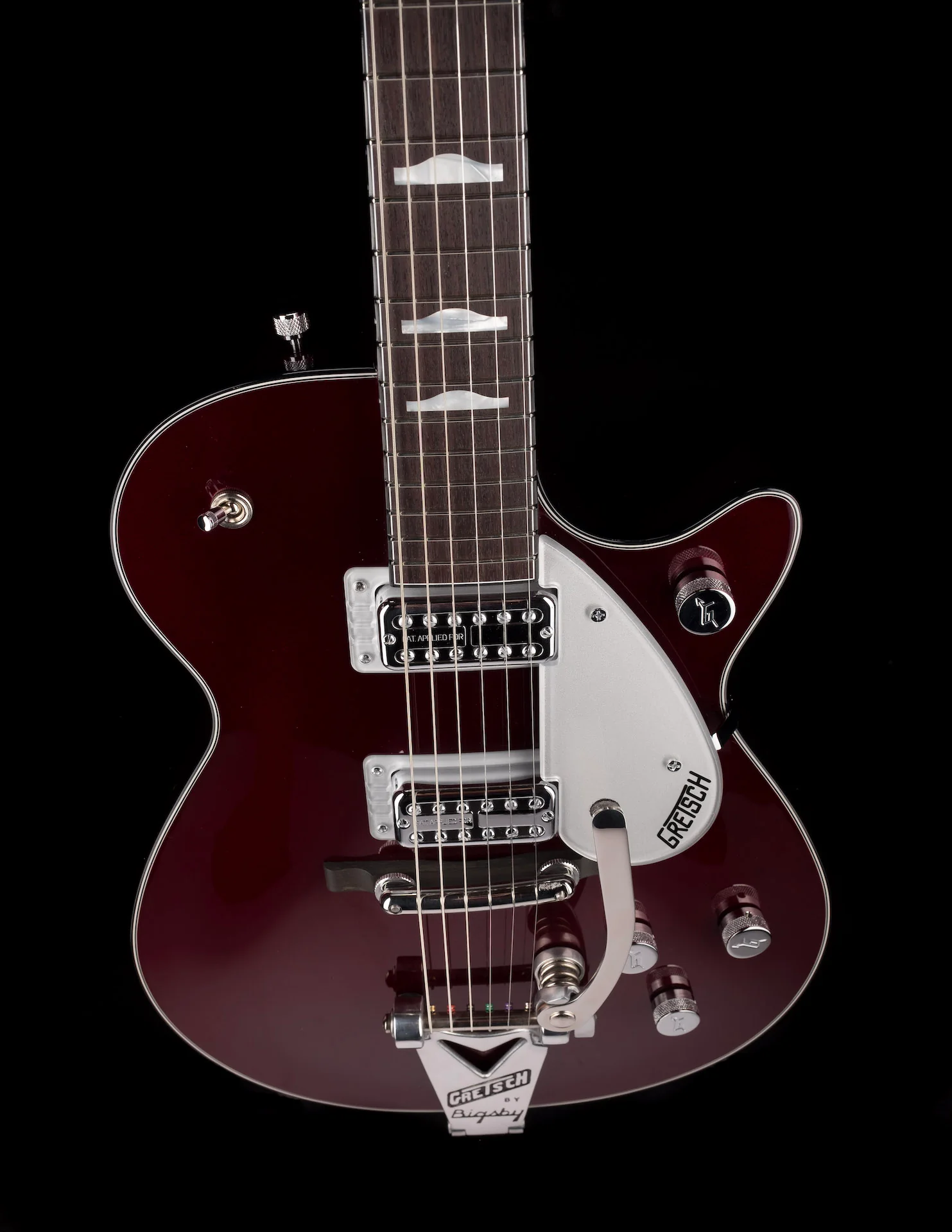 Gretsch Custom Shop Masterbuilt G6128-CS 1957 Duo Jet NOS Oxblood With Case - Image 4