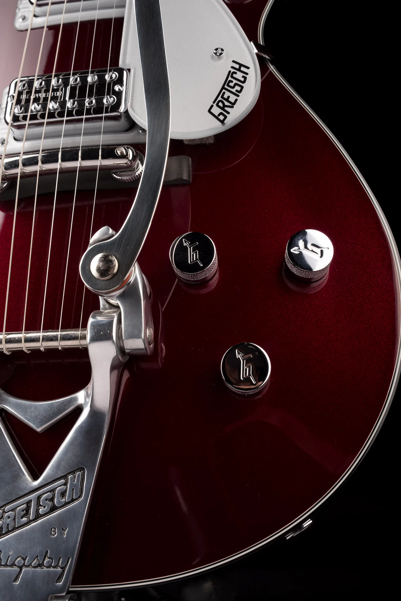 Gretsch Custom Shop Masterbuilt G6128-CS 1957 Duo Jet NOS Oxblood With Case - Image 8
