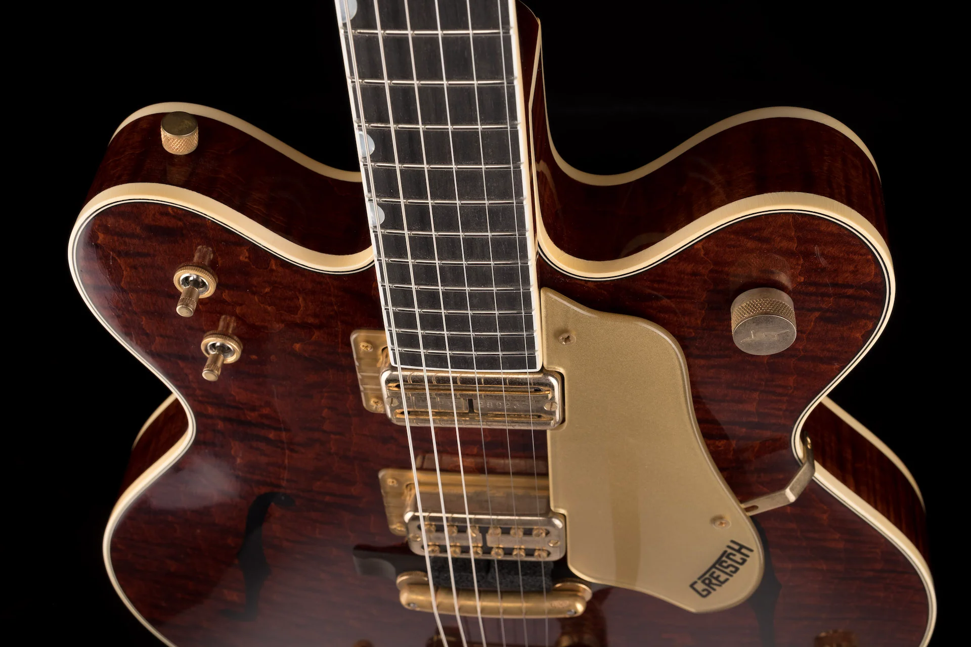Gretsch Custom Shop Masterbuilt Stephen Stern G6122-66 1966 Country Gentleman Relic Walnut Stain - Image 11
