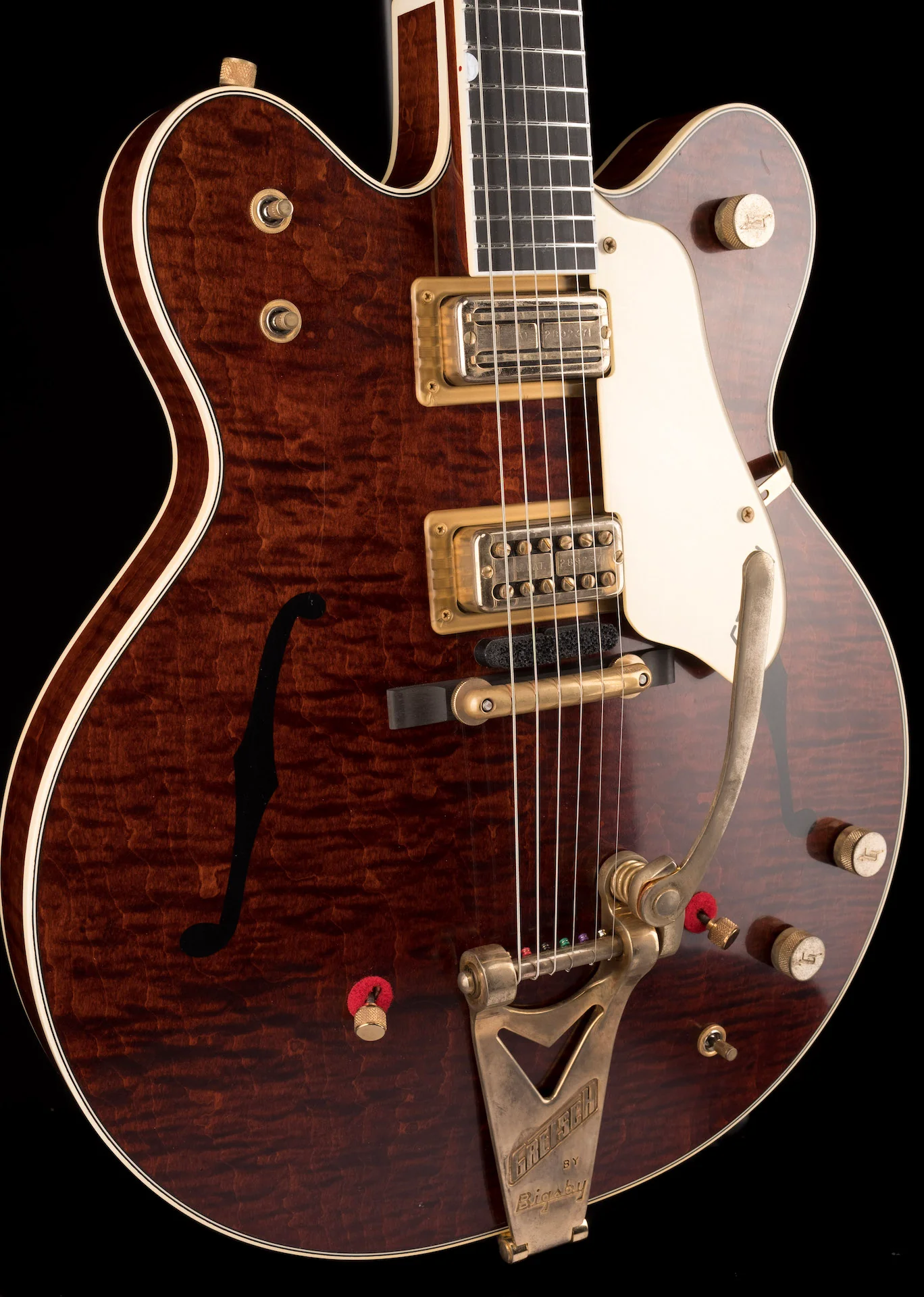 Gretsch Custom Shop Masterbuilt Stephen Stern G6122-66 1966 Country Gentleman Relic Walnut Stain - Image 12