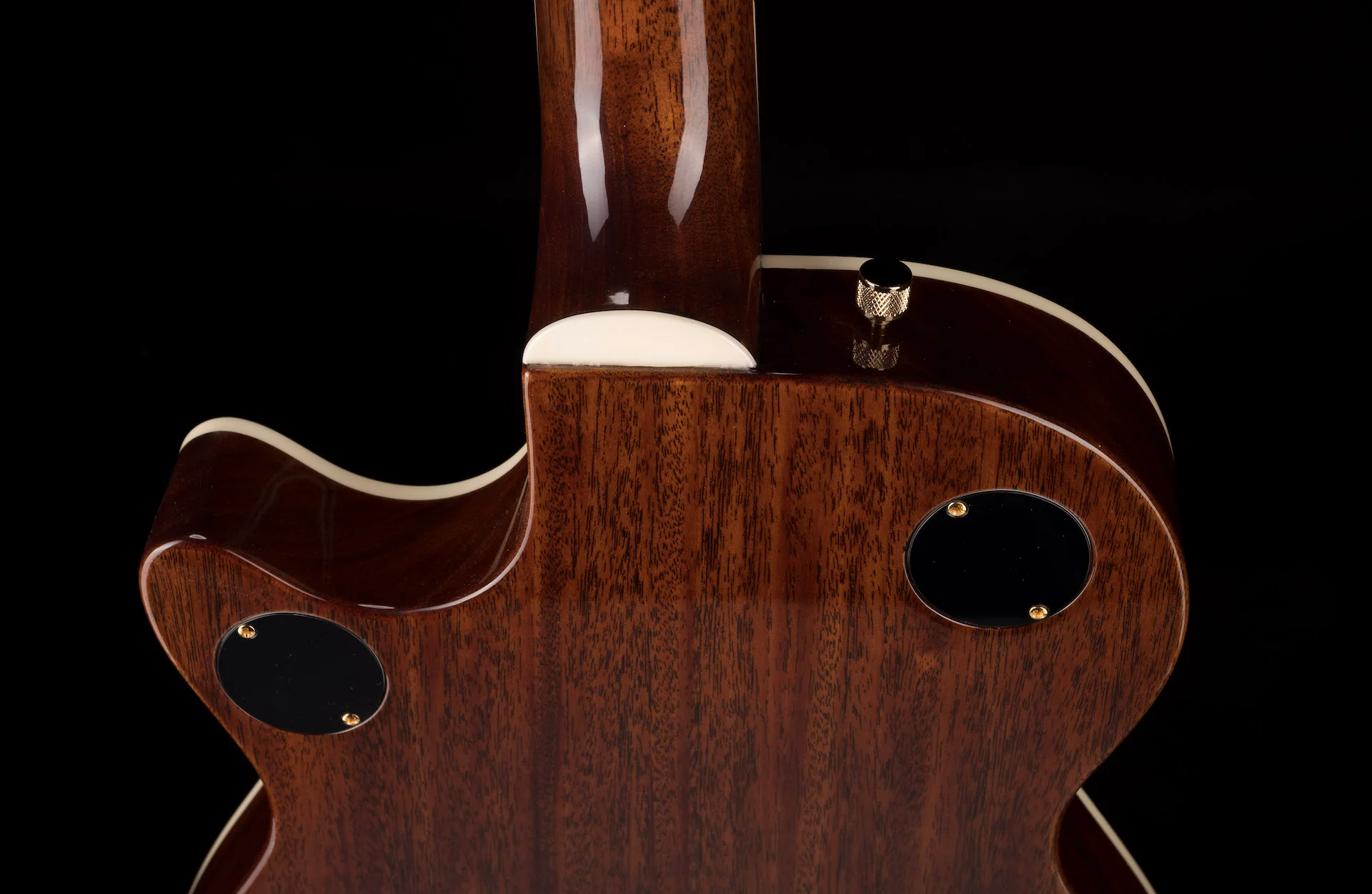 Gretsch Custom Shop Masterbuilt G6128CS 1954 Duo Jet NOS Brazilian Rosewood Curly Maple Walnut Stain - Image 15