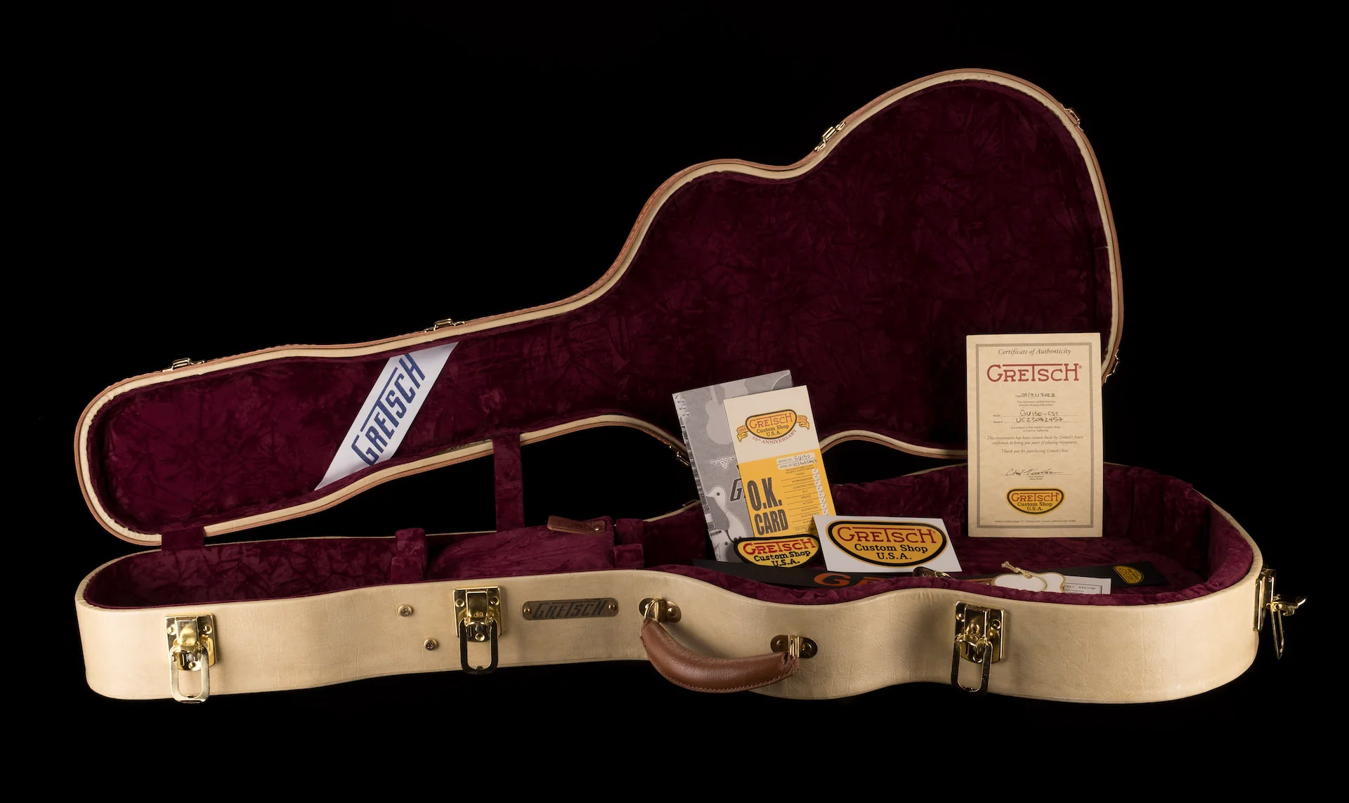 Gretsch Custom Shop Masterbuilt G6130-CST 1954 Two-Tone Tuxedo Roundup NOS - Image 21