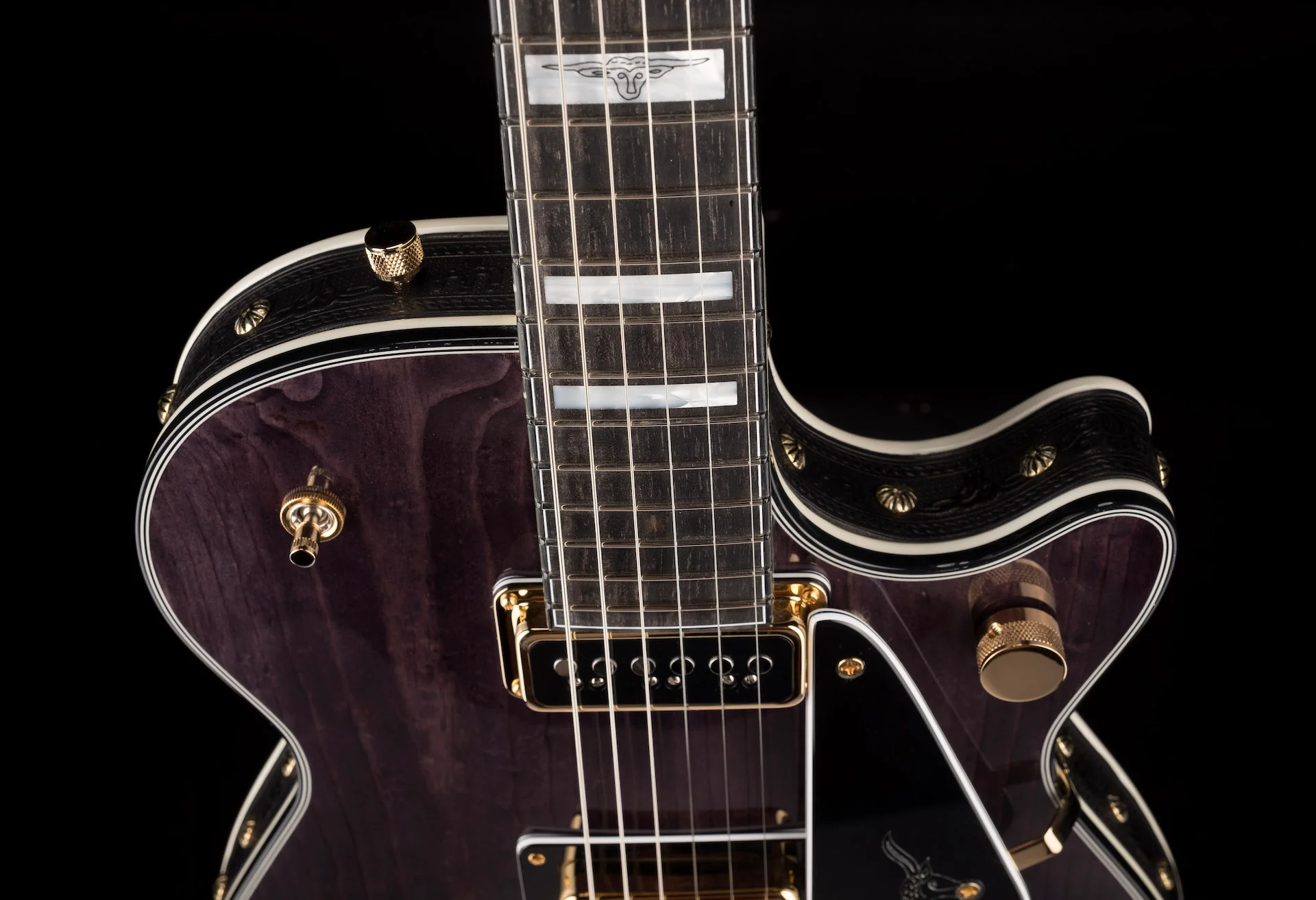 Gretsch Custom Shop Masterbuilt G6130-CST 1954 Two-Tone Tuxedo Roundup NOS - Image 3