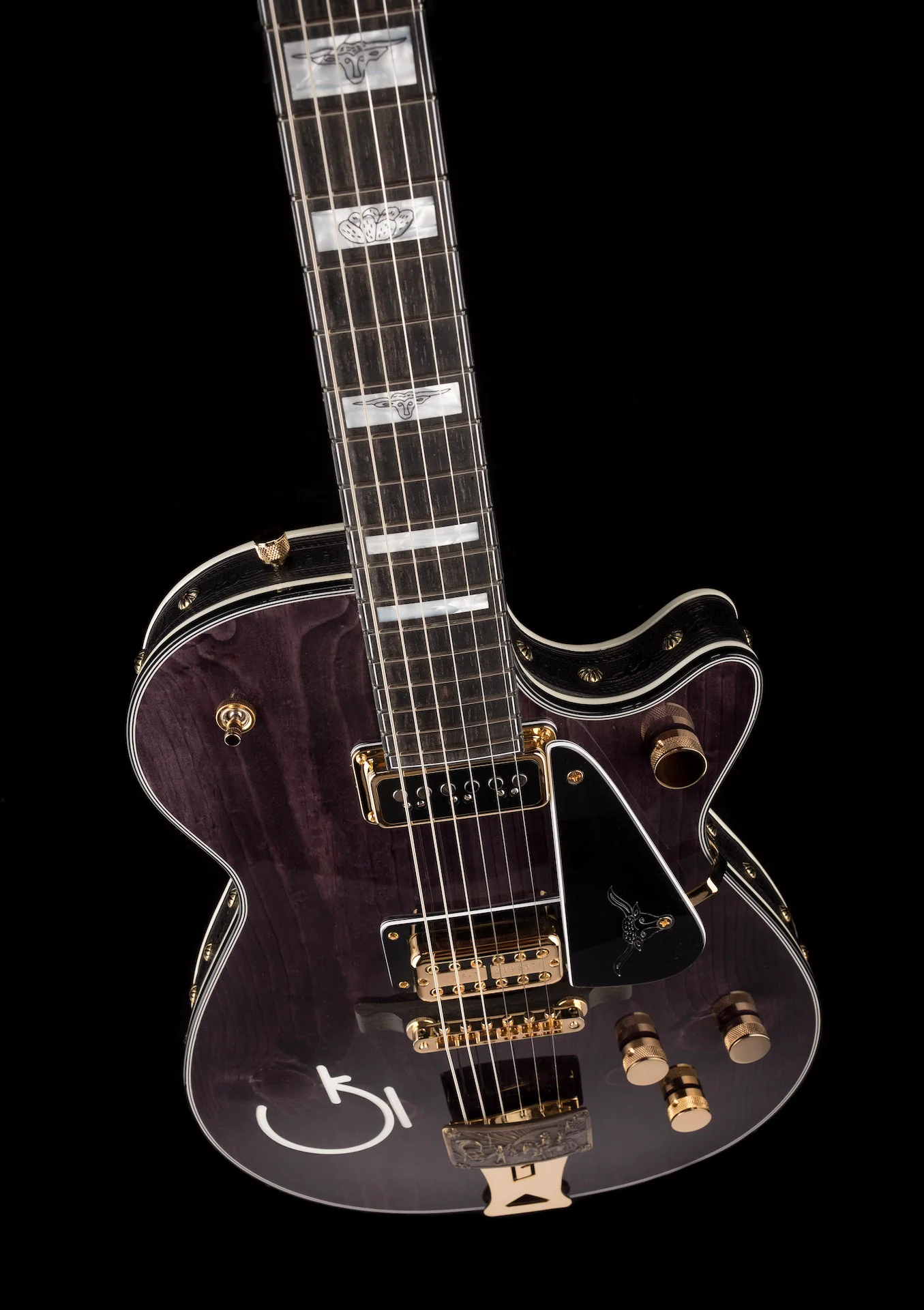Gretsch Custom Shop Masterbuilt G6130-CST 1954 Two-Tone Tuxedo Roundup NOS - Image 4