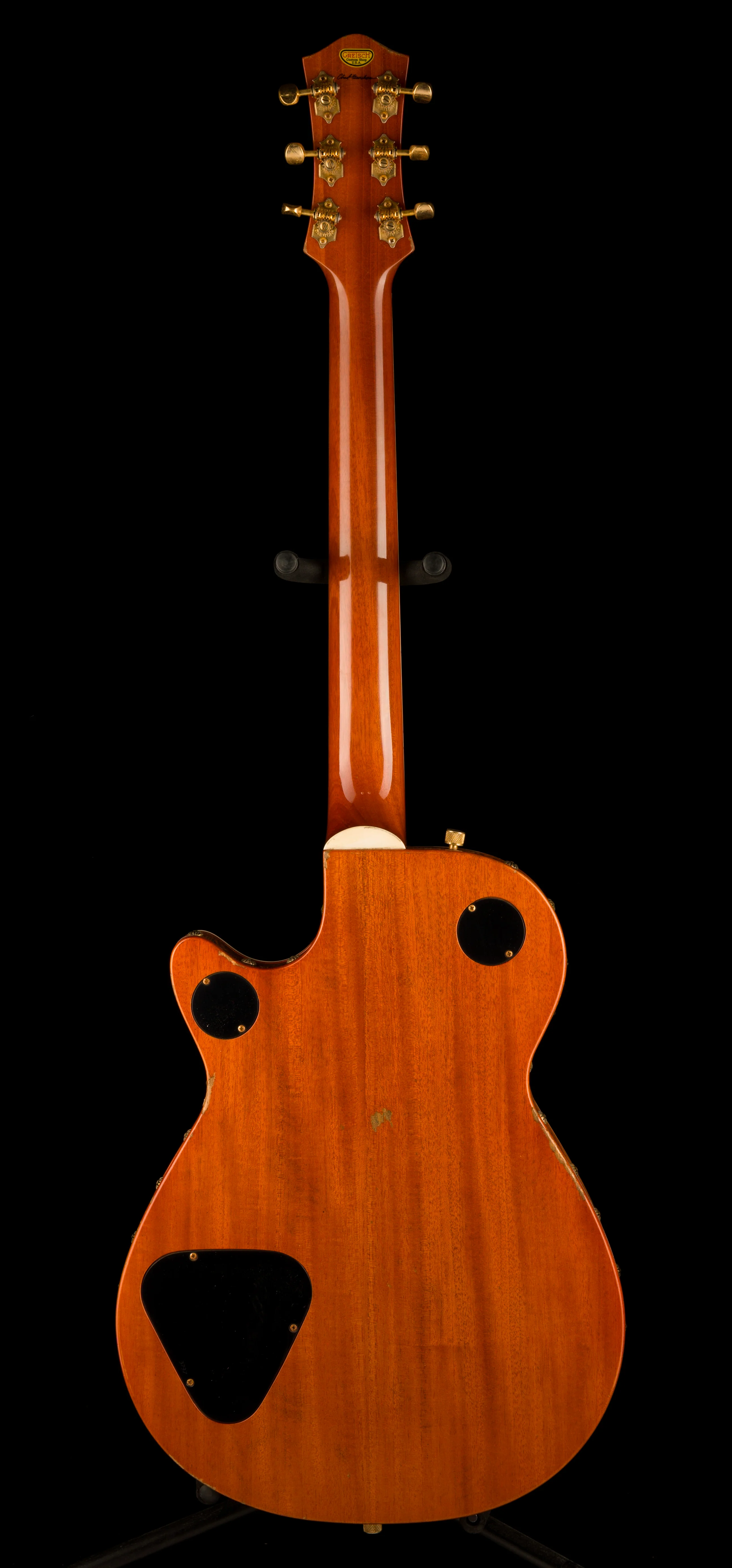 Gretsch Custom Shop Masterbuilt G6130CS 1954 Roundup Relic Knotty Pine Walnut Stain - Image 15