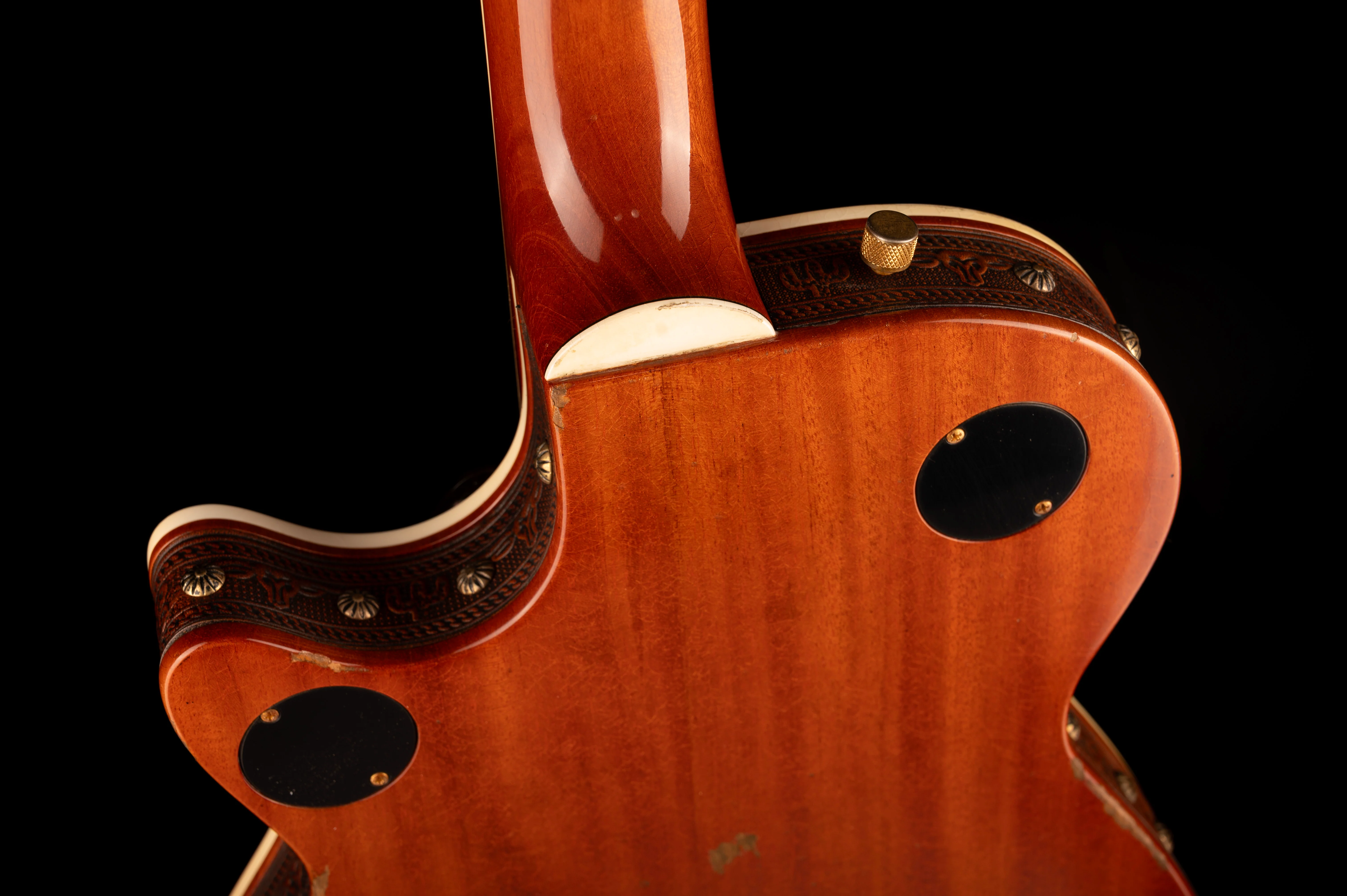 Gretsch Custom Shop Masterbuilt G6130CS 1954 Roundup Relic Knotty Pine Walnut Stain - Image 16