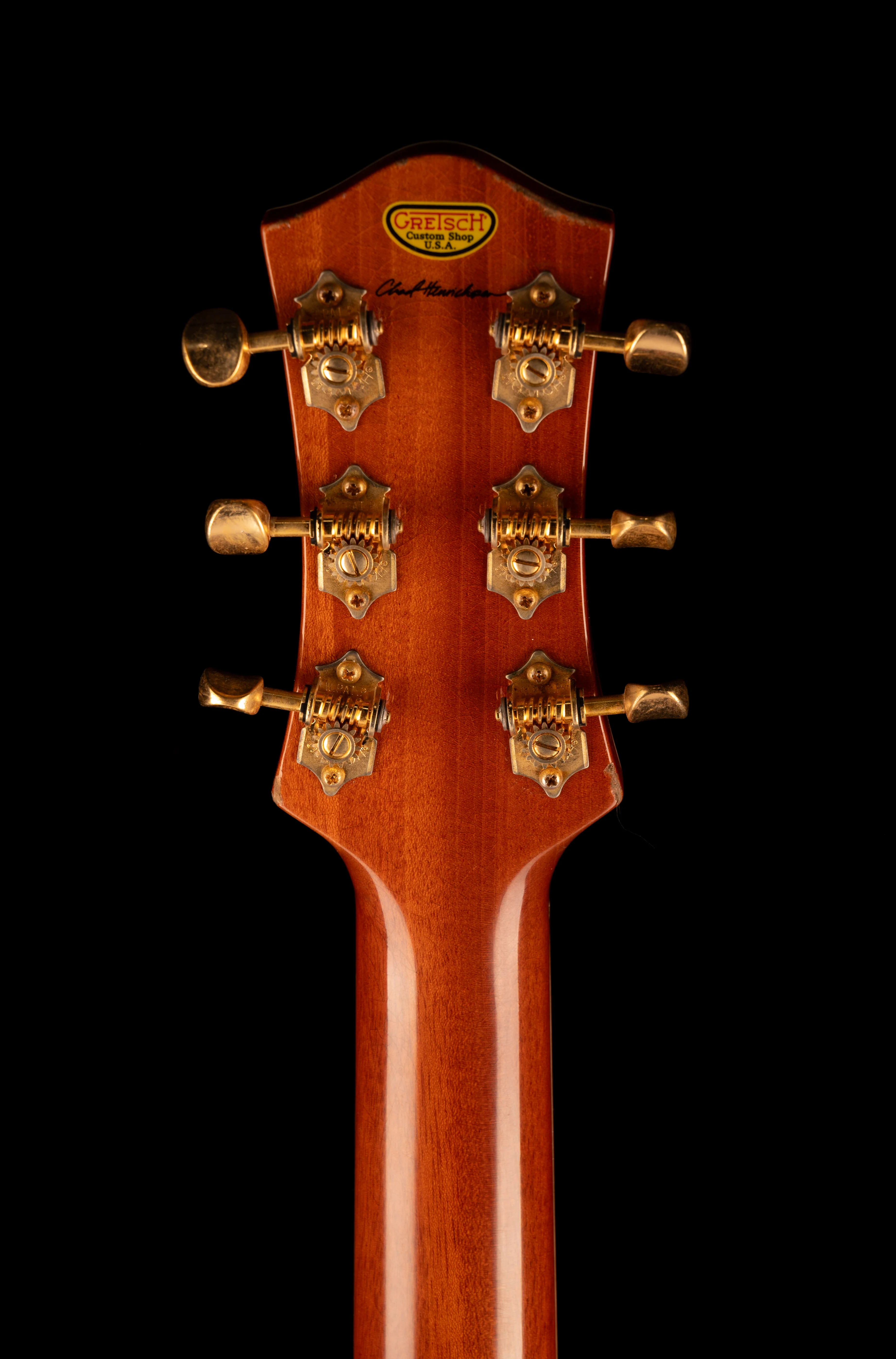 Gretsch Custom Shop Masterbuilt G6130CS 1954 Roundup Relic Knotty Pine Walnut Stain - Image 19