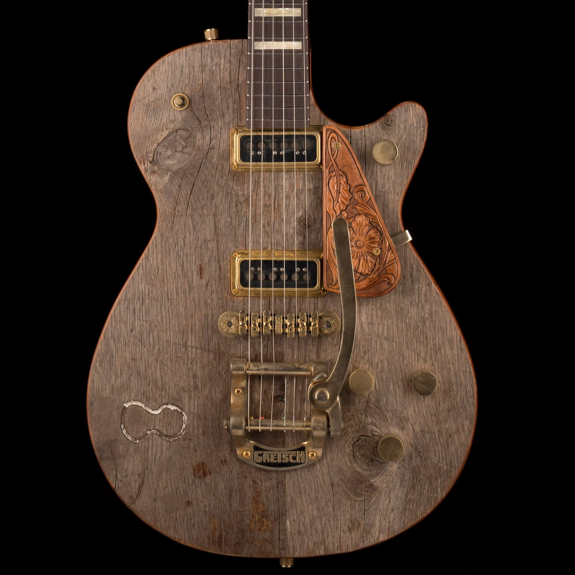 Gretsch Custom Shop Masterbuilt G6130CS Rodeo Roundup Jr. Relic Natural With Case