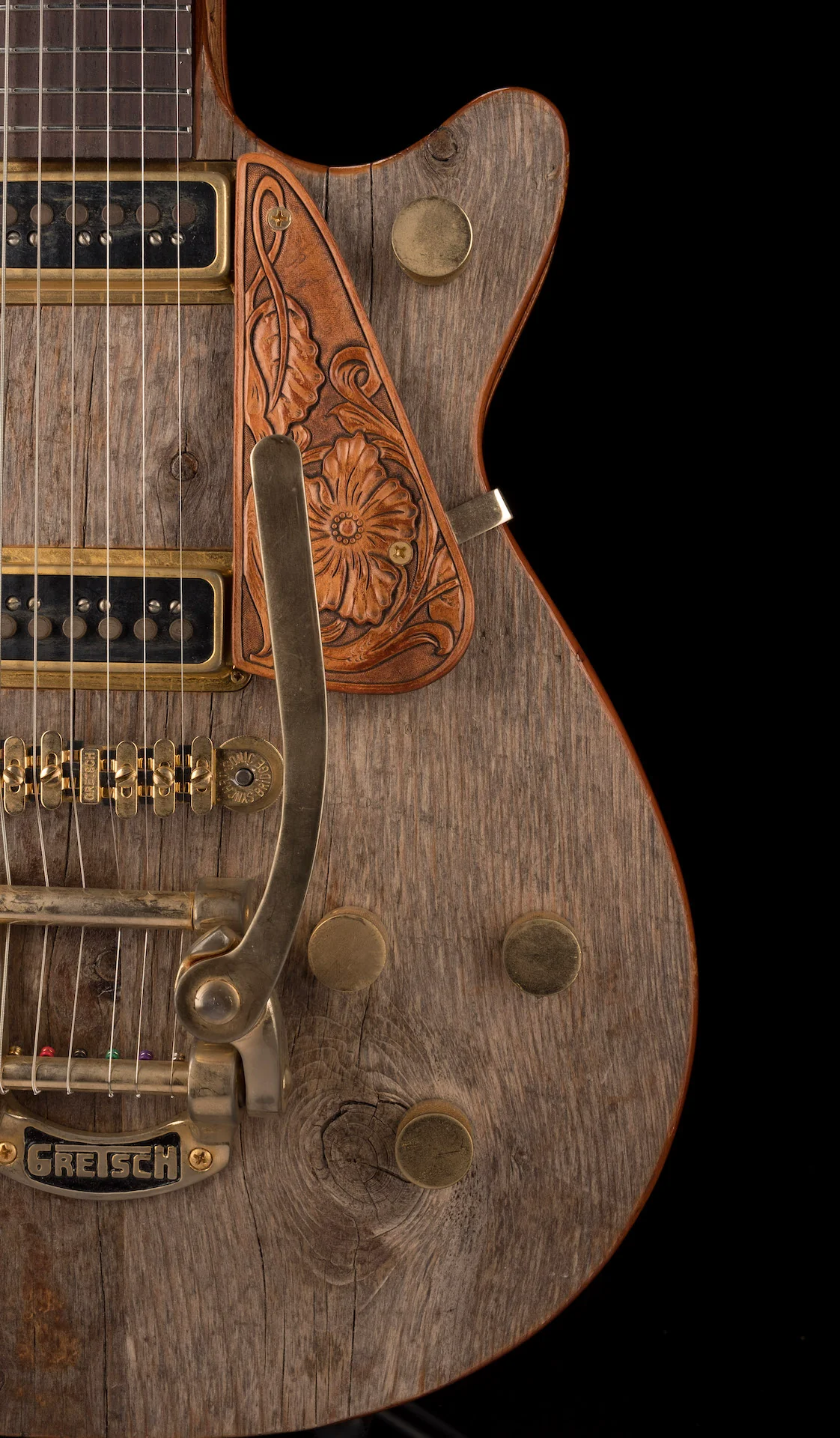 Gretsch Custom Shop Masterbuilt G6130CS Rodeo Roundup Jr. Relic Natural With Case - Image 10