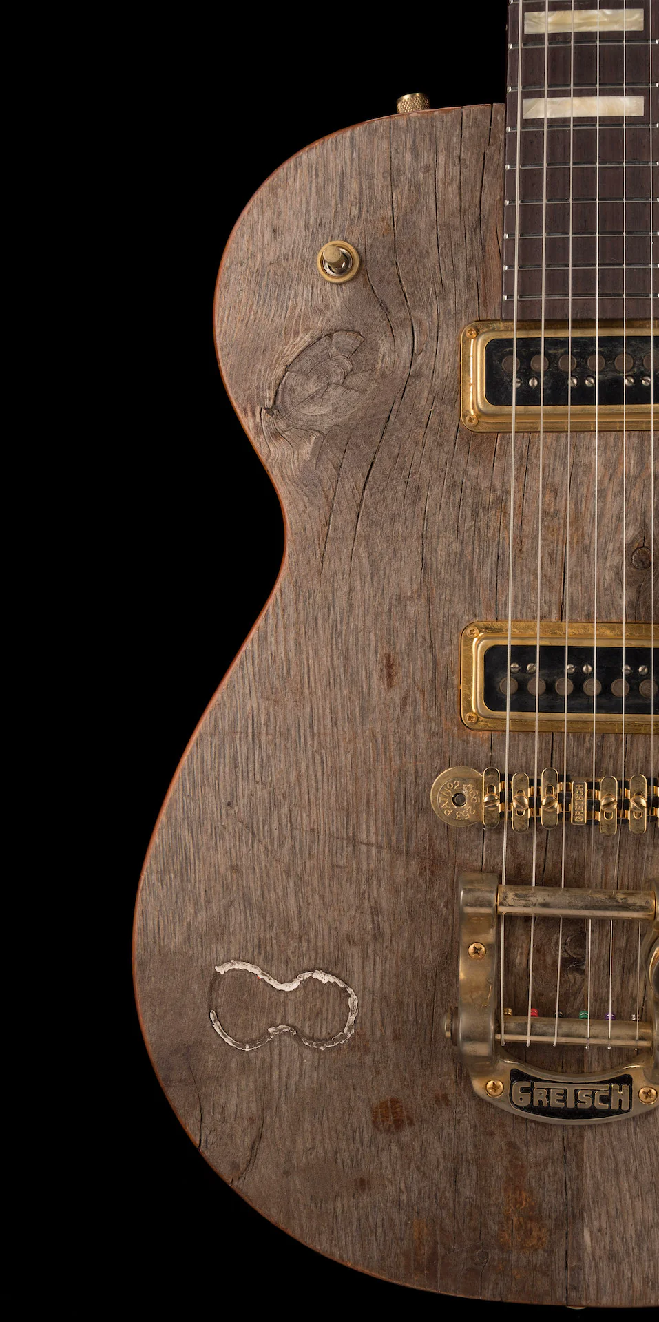 Gretsch Custom Shop Masterbuilt G6130CS Rodeo Roundup Jr. Relic Natural With Case - Image 11