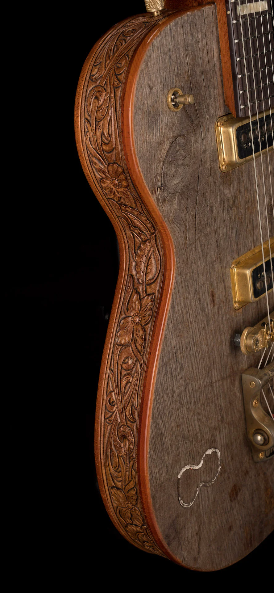 Gretsch Custom Shop Masterbuilt G6130CS Rodeo Roundup Jr. Relic Natural With Case - Image 13