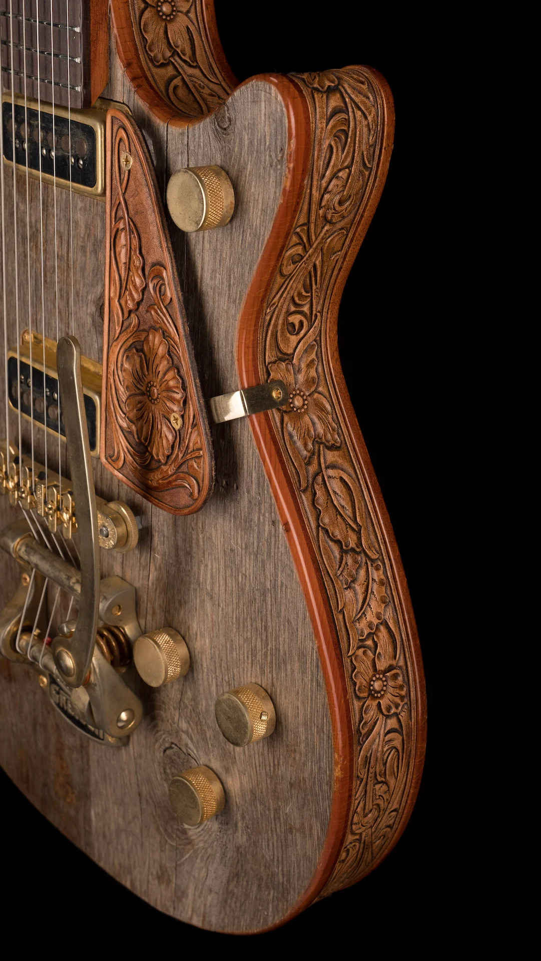 Gretsch Custom Shop Masterbuilt G6130CS Rodeo Roundup Jr. Relic Natural With Case - Image 14