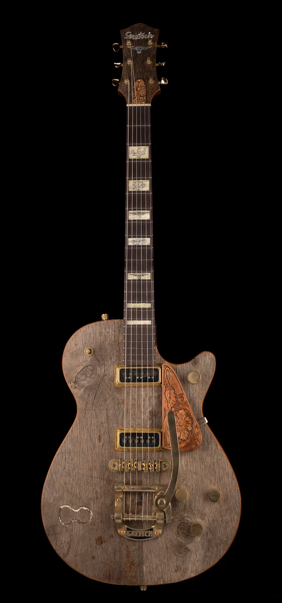 Gretsch Custom Shop Masterbuilt G6130CS Rodeo Roundup Jr. Relic Natural With Case - Image 2