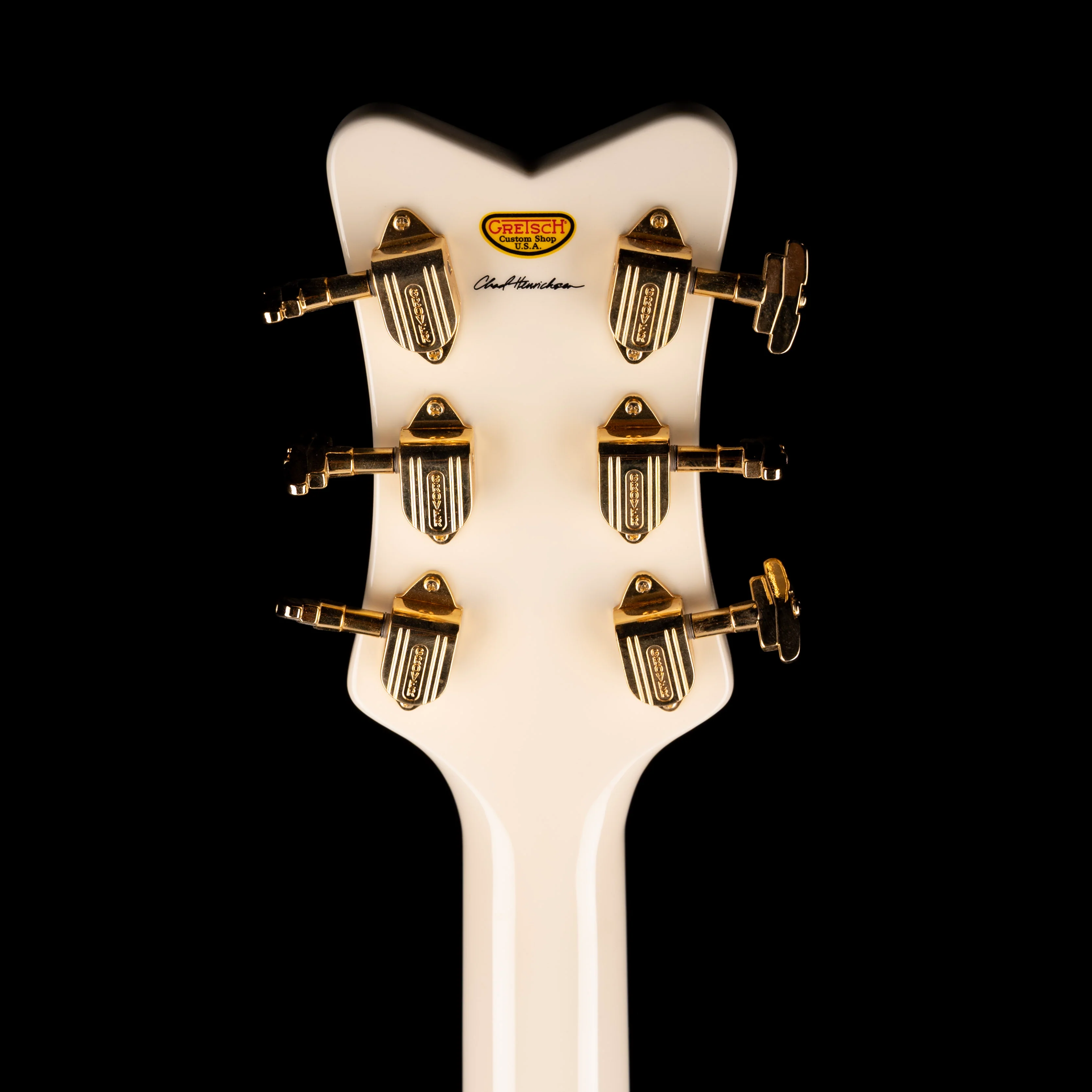 Gretsch Custom Shop Masterbuilt G6134-55 1955 White Penguin NOS Brazilian Rosewood Aged White - Image 14